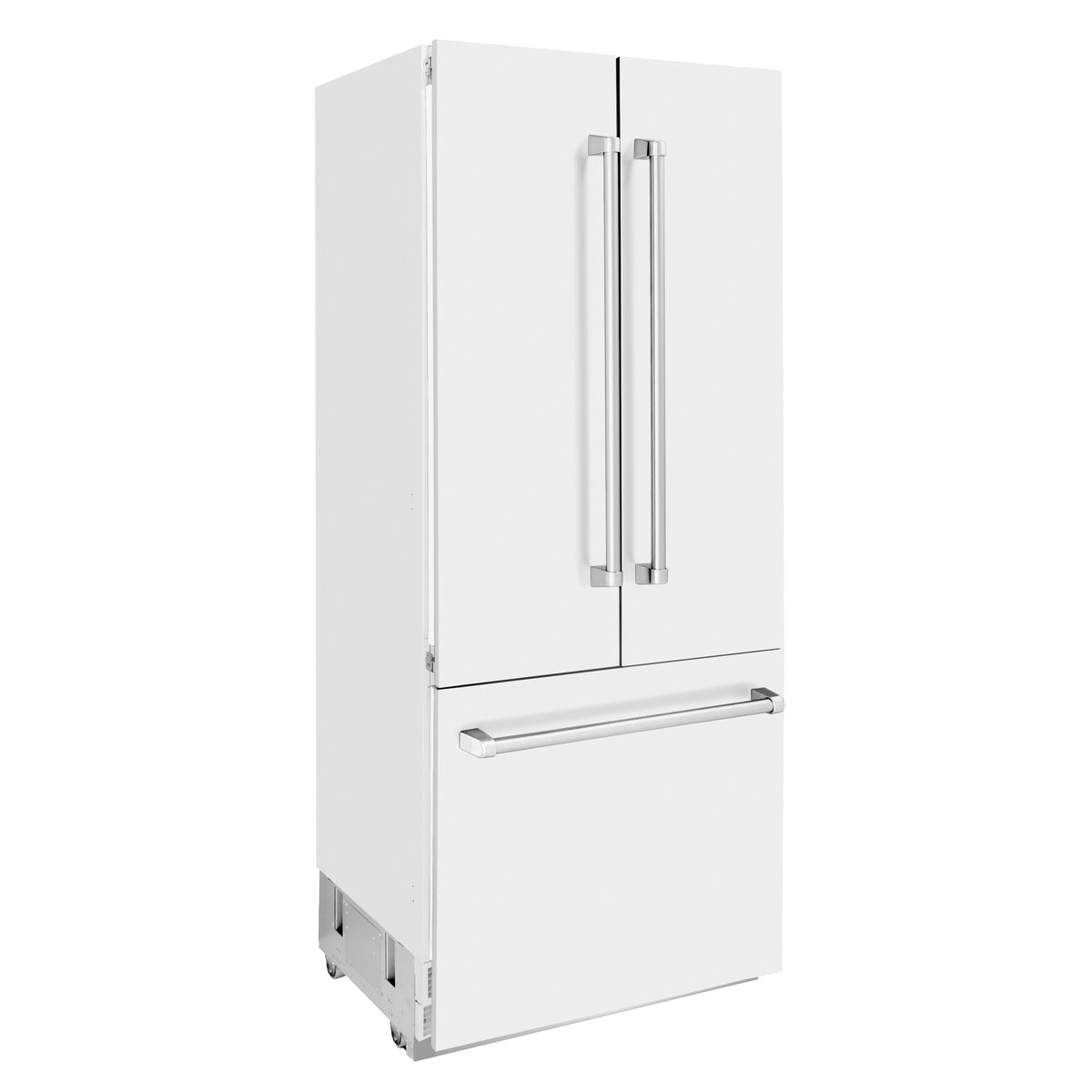 ZLINE 36 in. Built-In French Door Refrigerator 19.6 cu. ft. Internal Water & Ice Dispenser White Matte (RBIV-WM-36)