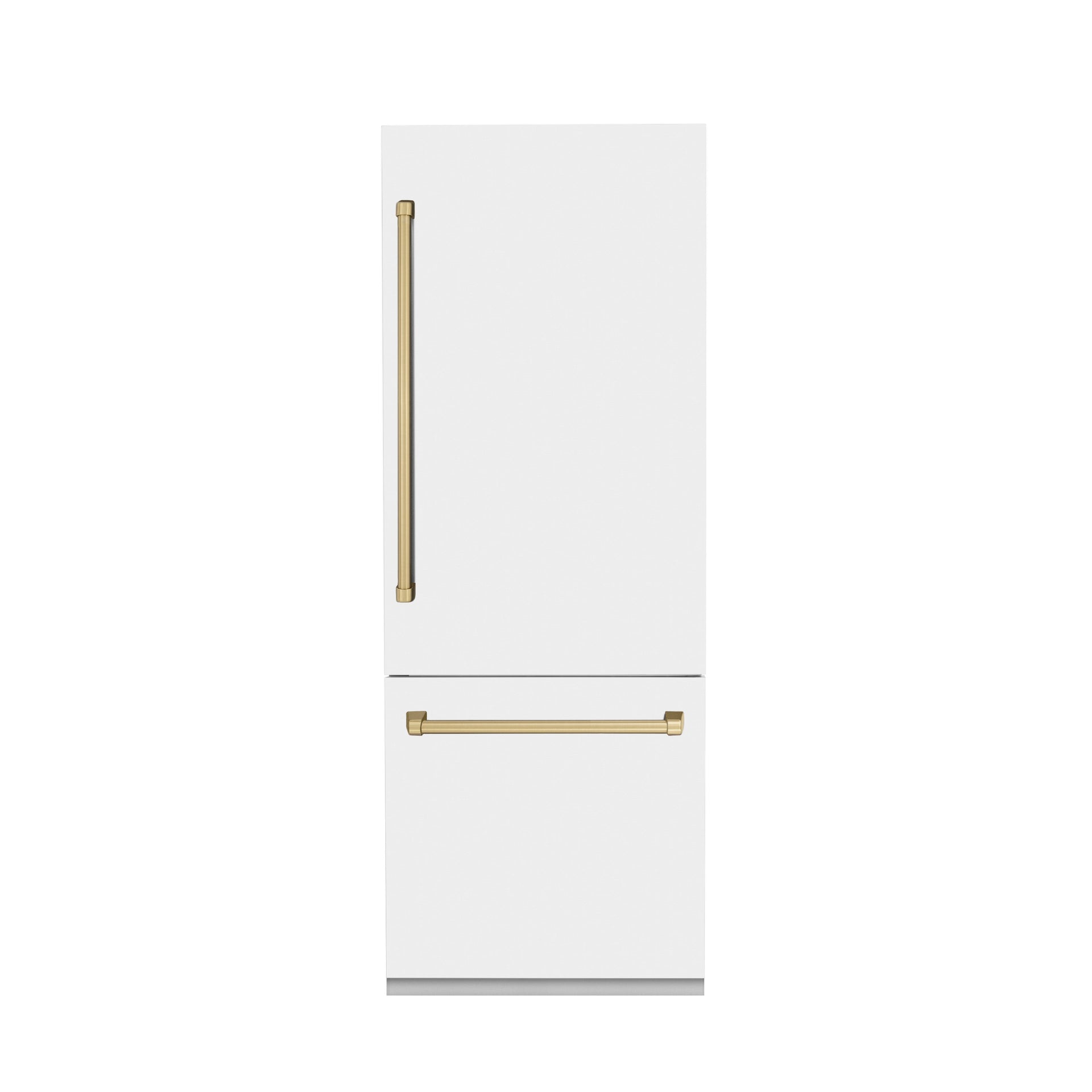 zline-30-inch-built-in-refrigerator-16-1-cu-ft-internal-water-ice-dispenser-white-matte-with-champagne-bronze-accents-rbivz-wm-30-cb