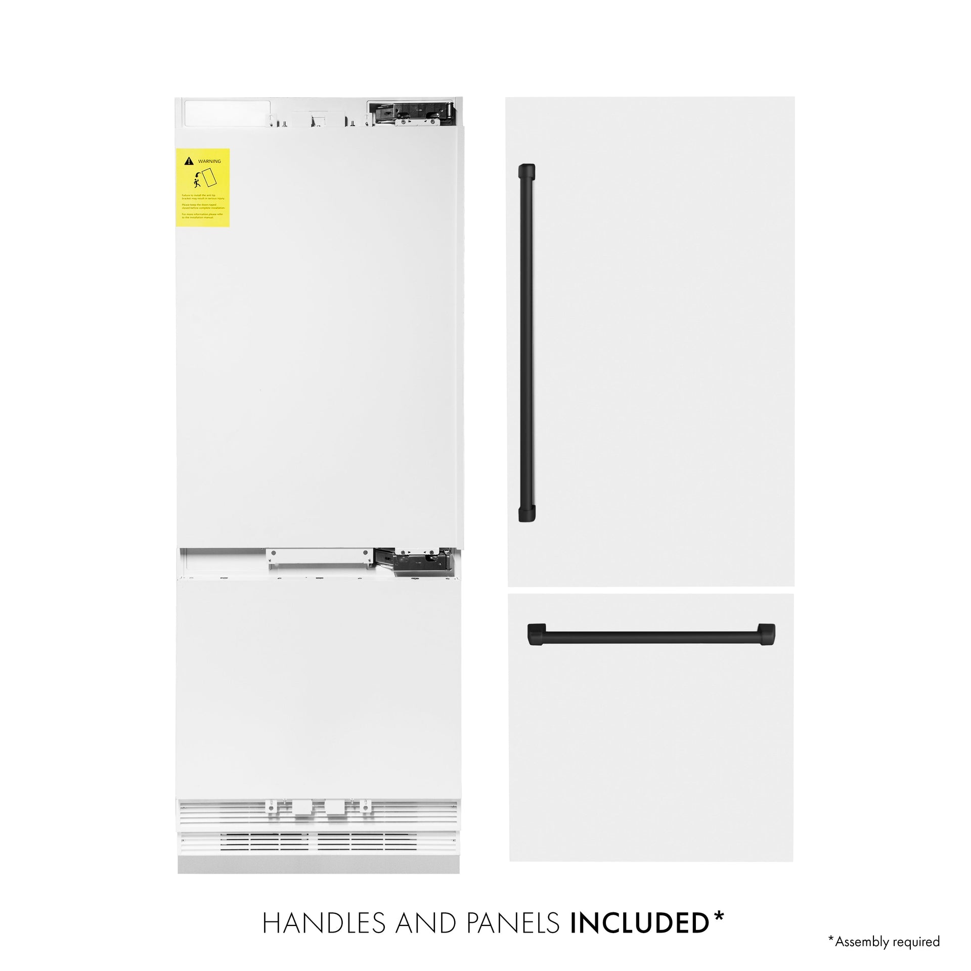 zline-30-inch-built-in-refrigerator-16-1-cu-ft-internal-water-ice-dispenser-white-matte-with-matte-black-accents-rbivz-wm-30-mb