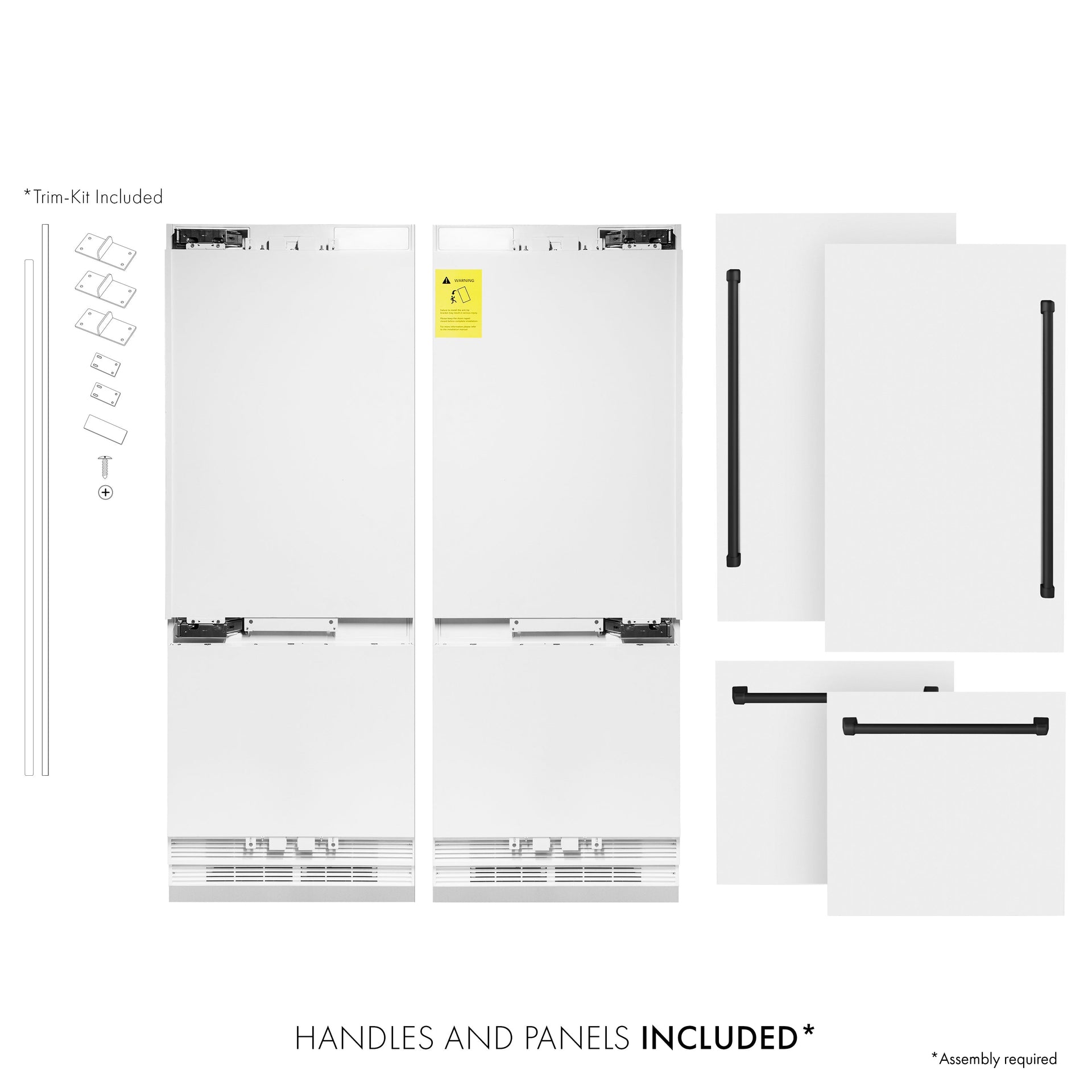 zline-60-in-built-in-refrigerator-32-2-cu-ft-internal-water-ice-dispenser-white-matte-with-matte-black-accents-rbivz-wm-60-mb