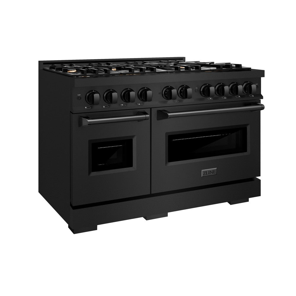 zline-48-in-gas-range-double-oven-6-7-cu-ft-capacity-8-brass-burners-black-stainless-steel-cgrb-br-48
