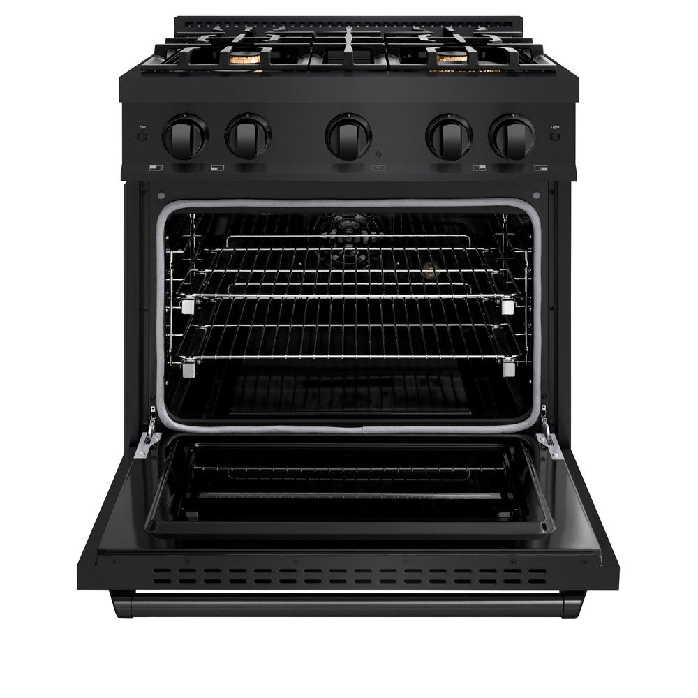 zline-30-in-classic-dual-fuel-range-with-4-brass-burners-and-4-2-cu-ft-electric-convection-oven-in-black-stainless-steel-cdrb-br-30