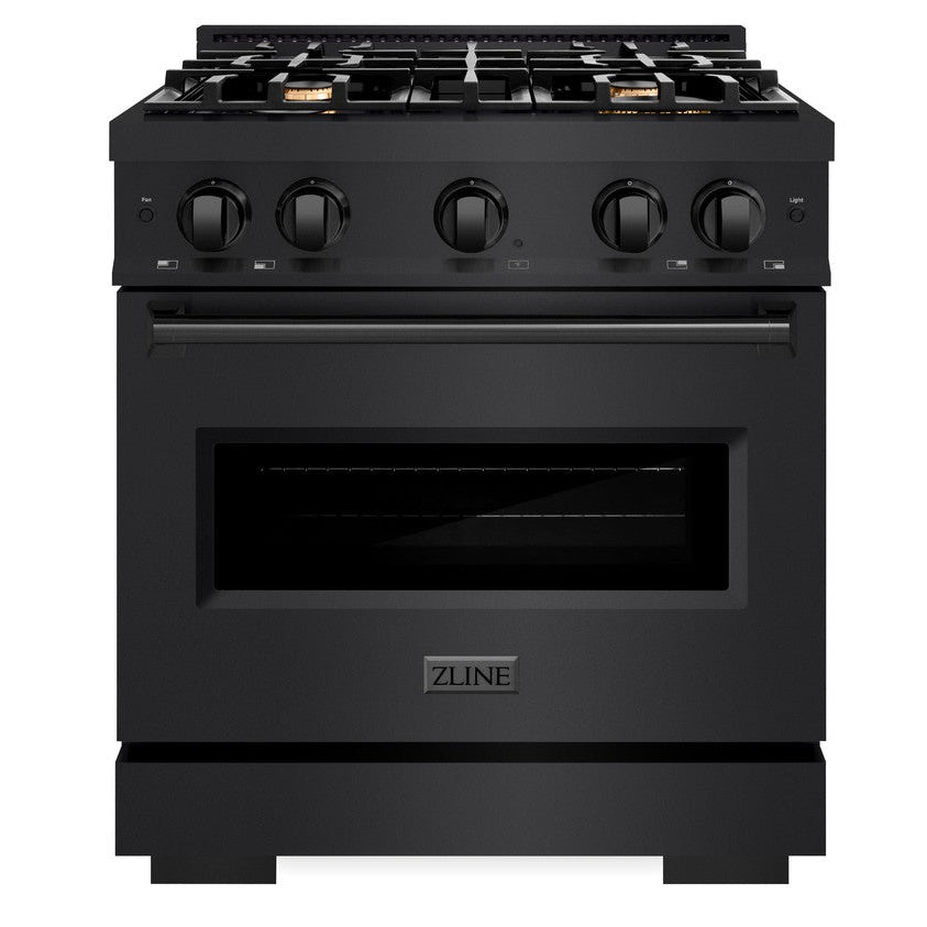 zline-30-in-classic-dual-fuel-range-with-4-brass-burners-and-4-2-cu-ft-electric-convection-oven-in-black-stainless-steel-cdrb-br-30