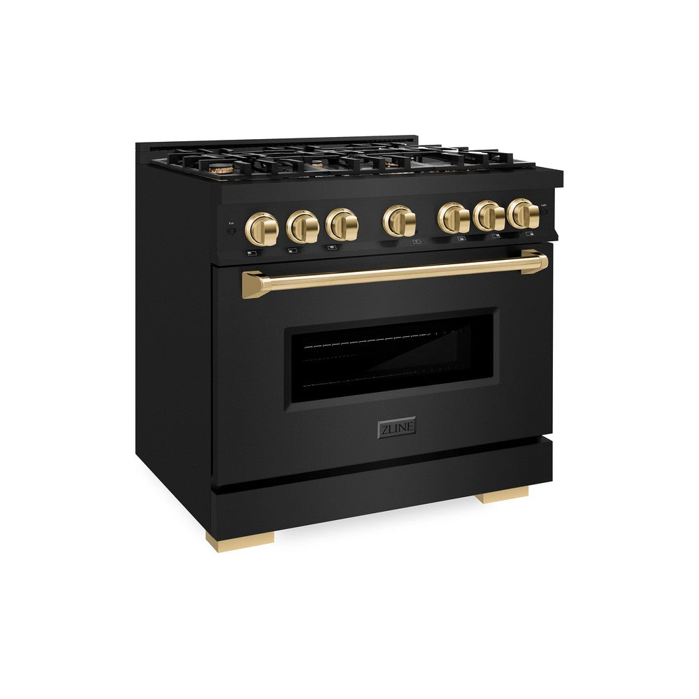 zline-36-in-dual-fuel-range-5-2-cu-ft-6-burner-gas-cooktop-electric-convection-oven-black-stainless-steel-with-polished-gold-accents-cdrbz-36-g