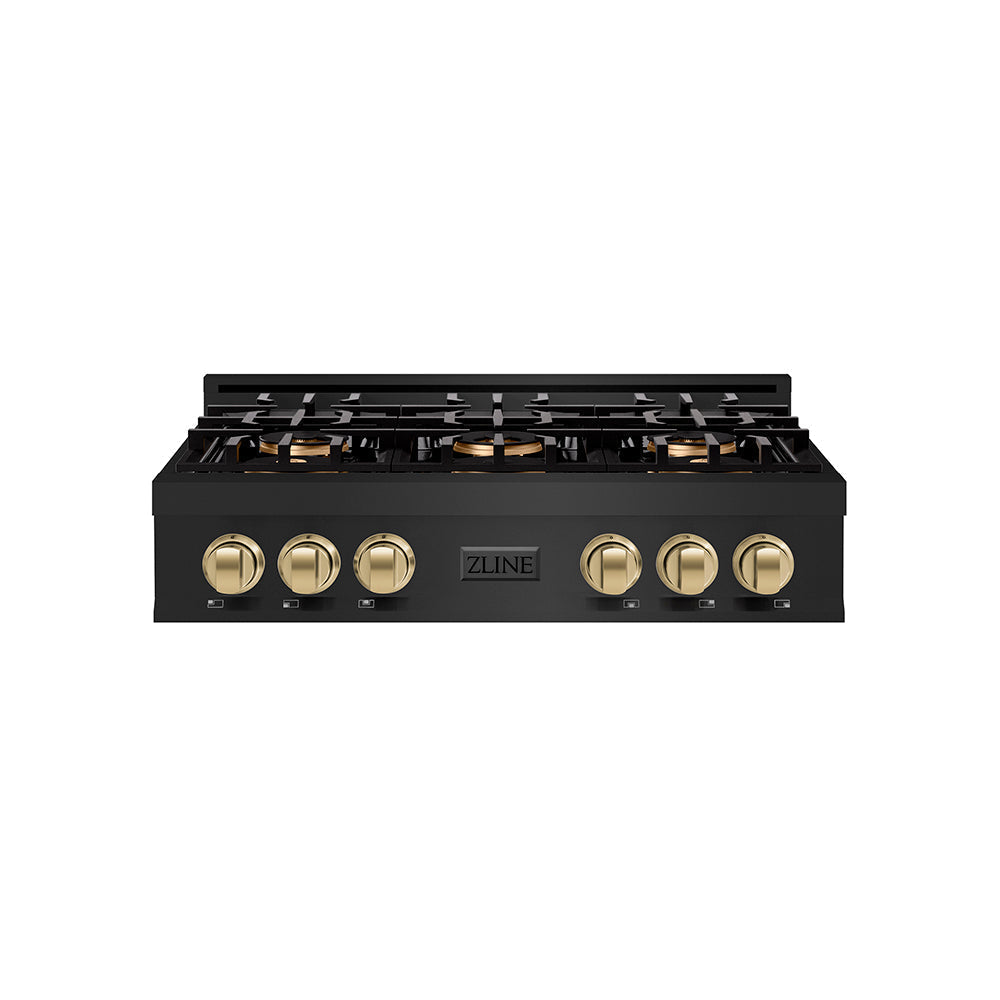 zline-autograph-36-classic-gas-rangetop-with-6-burner-duopro™-cooktop-in-black-stainless-steel-and-champagne-bronze-accents-pcrtbz-36-cb
