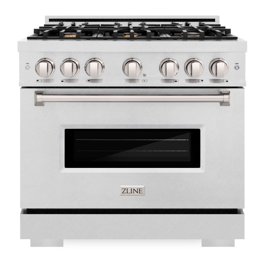 zline-36-in-dual-fuel-range-5-2-cu-ft-gas-cooktop-with-6-brass-burners-electric-convection-oven-satin-stainless-steel-cdrs-br-36