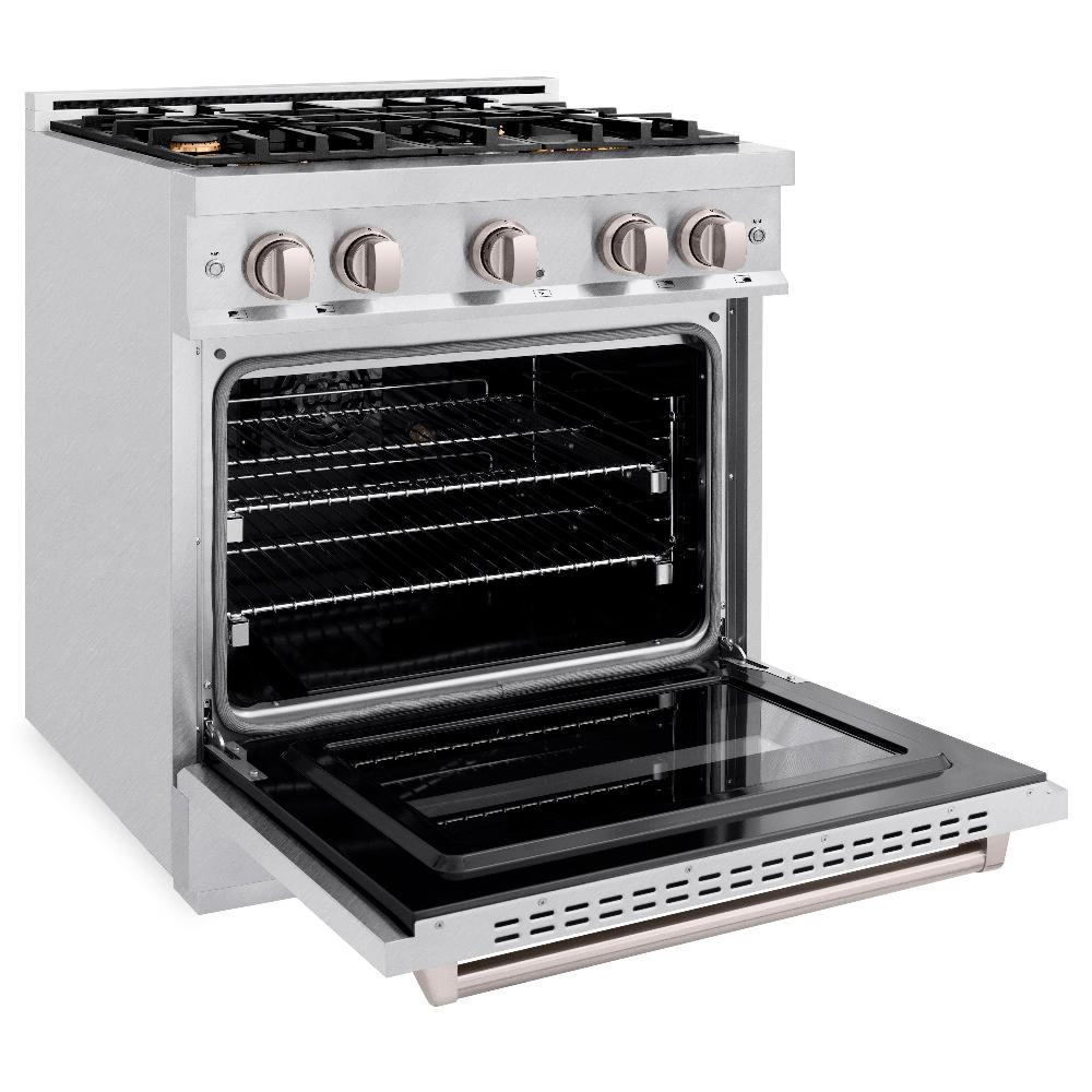 zline-30-in-gas-range-4-2-cu-ft-4-brass-burners-convection-gas-oven-satin-stainless-steel-cgrs-br-30