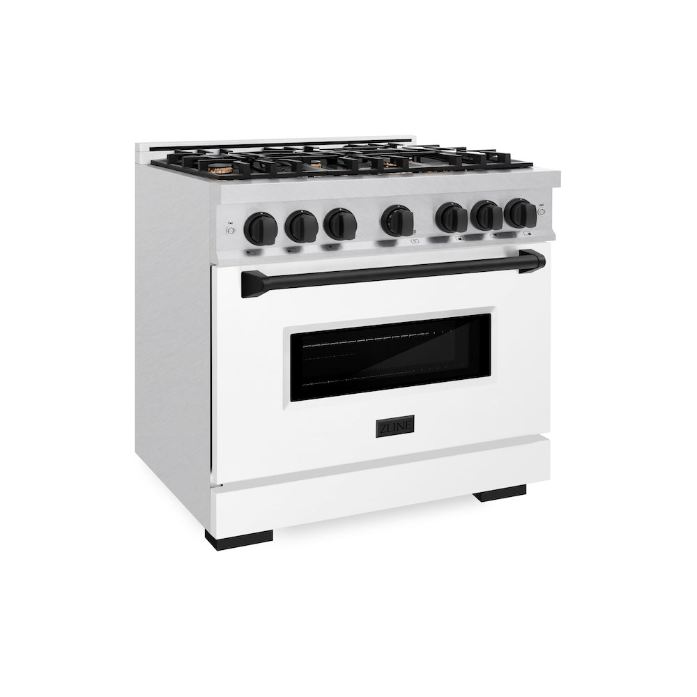 zline-36-in-gas-range-5-2-cu-ft-6-burner-cooktop-convection-gas-oven-satin-stainless-steel-with-white-matte-door-matte-black-accents-cgrsz-wm-36-mb