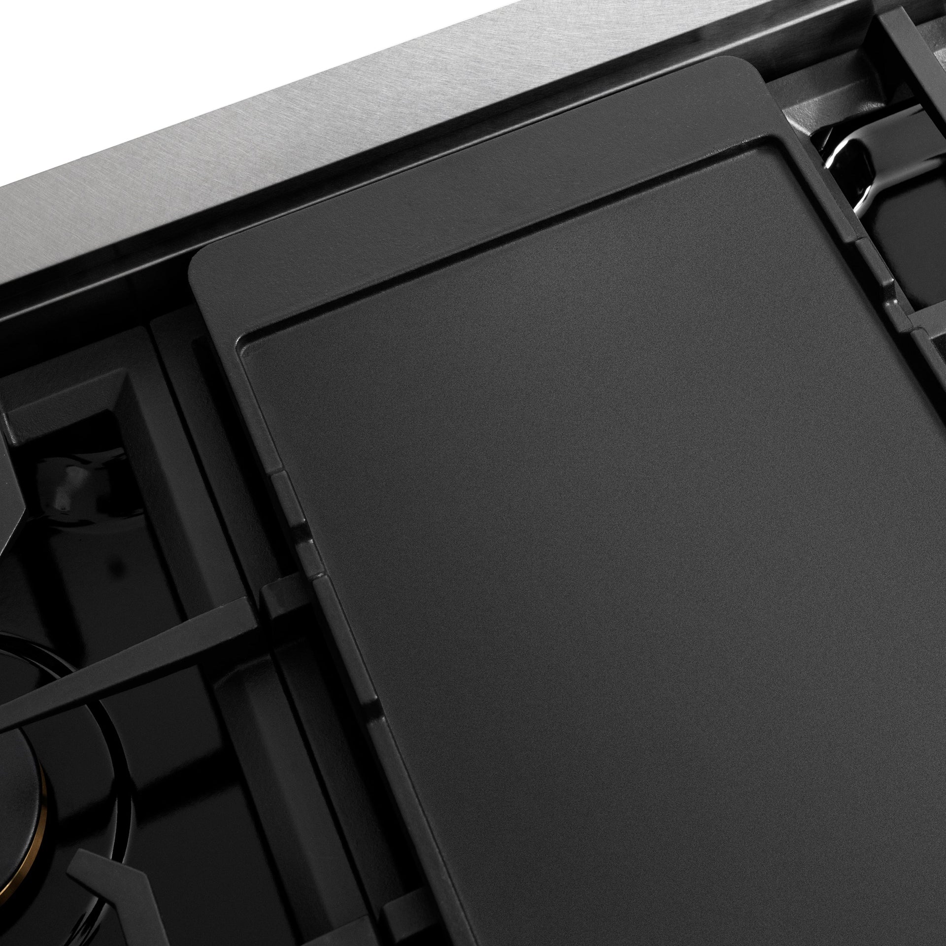 zline-48-legacy-gas-rangetop-with-6-brass-burners-and-porcelain-cooktop-in-satin-stainless-steel-with-griddle-rts-br-gr-48