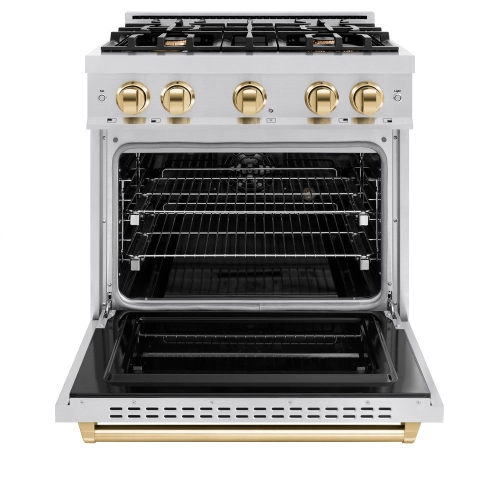 zline-30-in-classic-dual-fuel-range-4-2-cu-ft-4-burners-stainless-steel-with-polished-gold-accents-cdrz-30-g