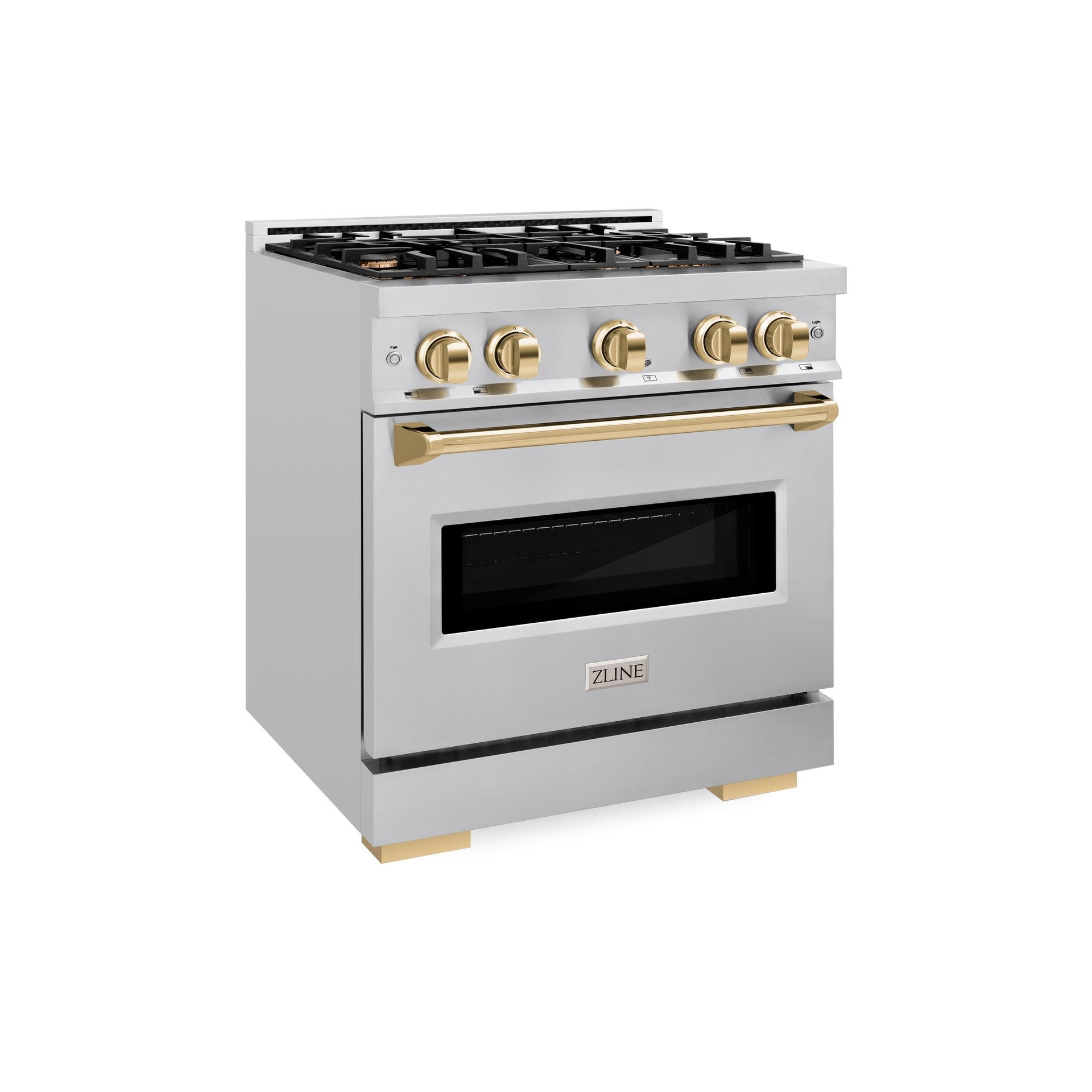 zline-30-in-classic-dual-fuel-range-4-2-cu-ft-4-burners-stainless-steel-with-polished-gold-accents-cdrz-30-g
