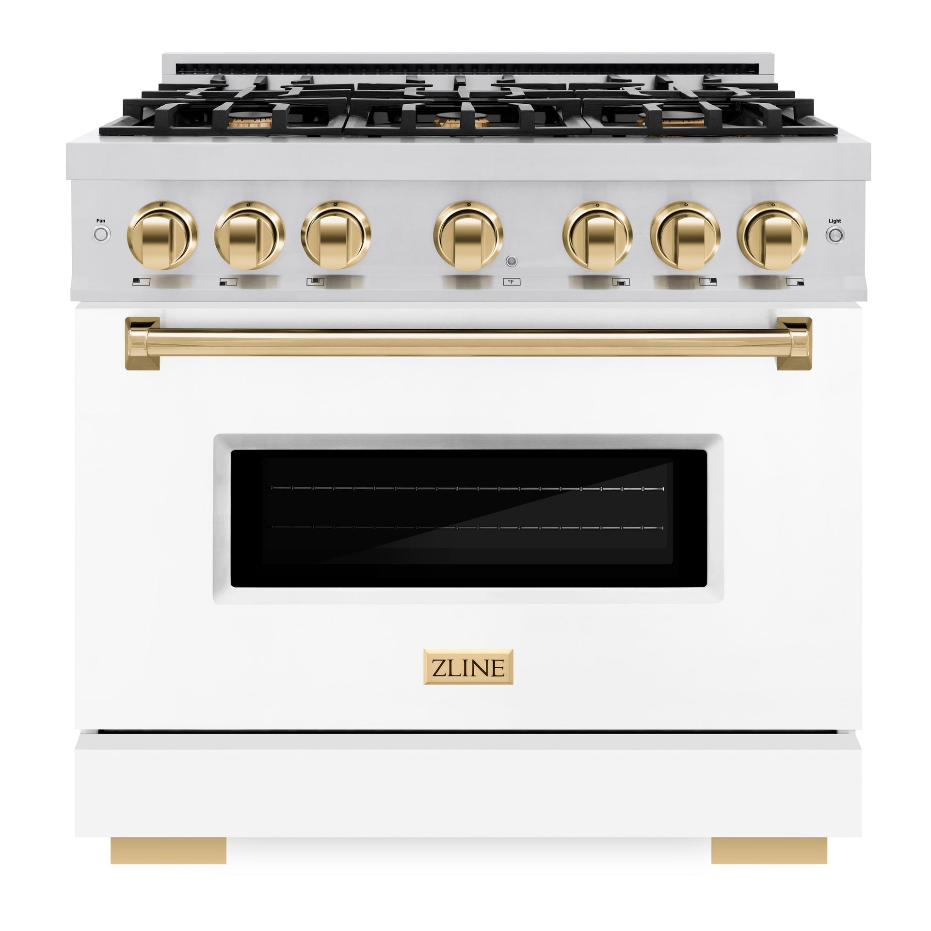 zline-36-in-gas-range-5-2-cu-ft-6-burners-stainless-steel-white-matte-door-polished-gold-accents-cgrz-wm-36-g