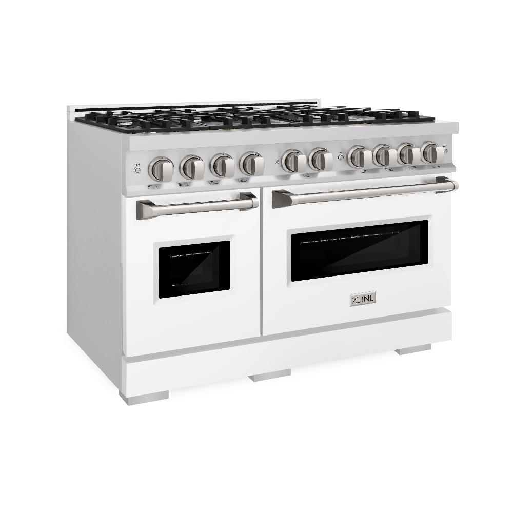 zline-48-inch-classic-dual-fuel-range-with-double-oven-8-gas-burners-6-7-cu-ft-stainless-steel-with-white-matte-doors-cdr-wm-48