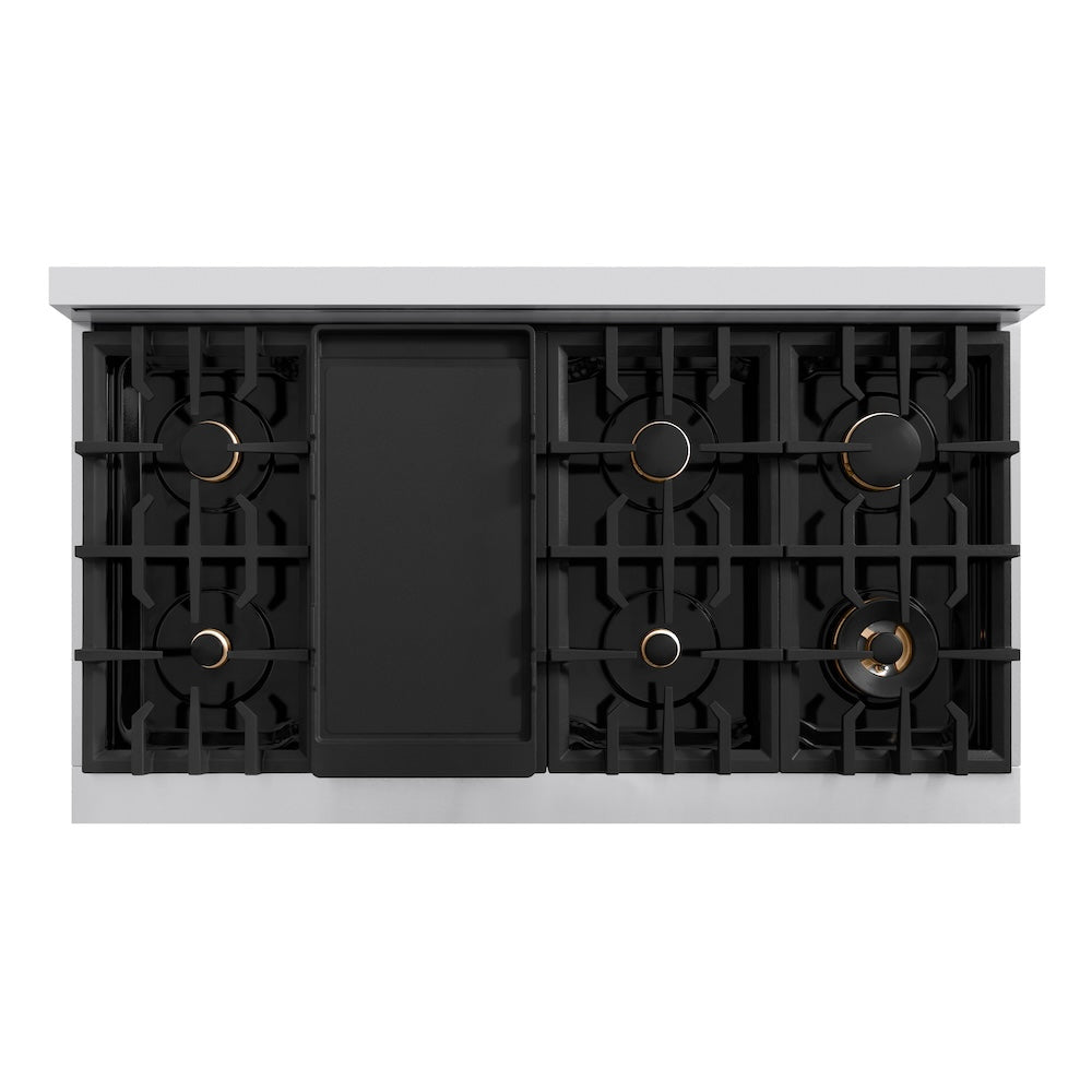 zline-48-in-gas-range-double-oven-6-7-cu-ft-8-burner-stainless-steel-with-matte-black-accents-cgrz-48-mb