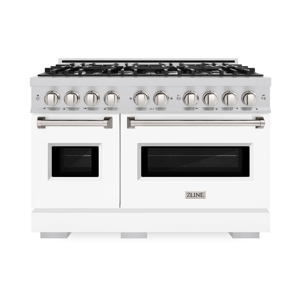 zline-48-in-6-7-cu-ft-classic-double-oven-gas-range-with-8-burners-stainless-steel-with-white-matte-doors-cgr-wm-48