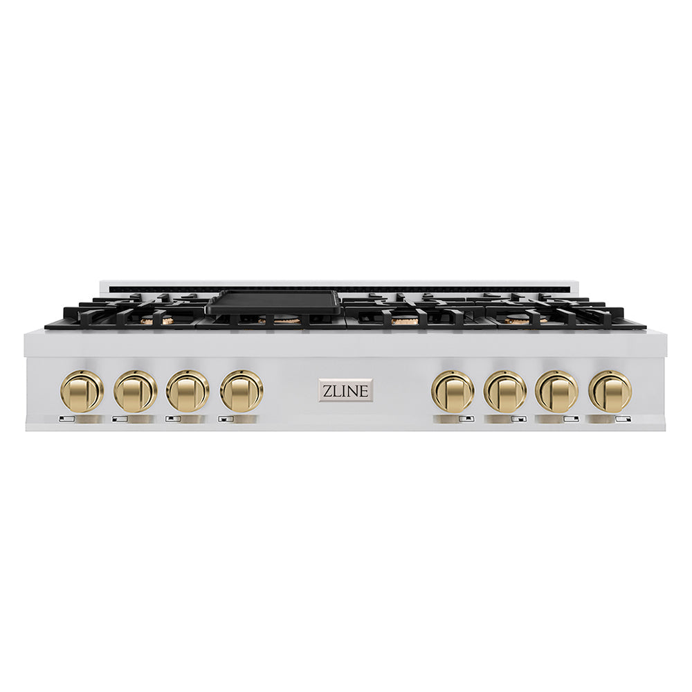 zline-autograph-edition-48-in-rangetop-with-7-gas-burners-in-stainless-steel-and-champagne-bronze-accents-rtz-48-cb