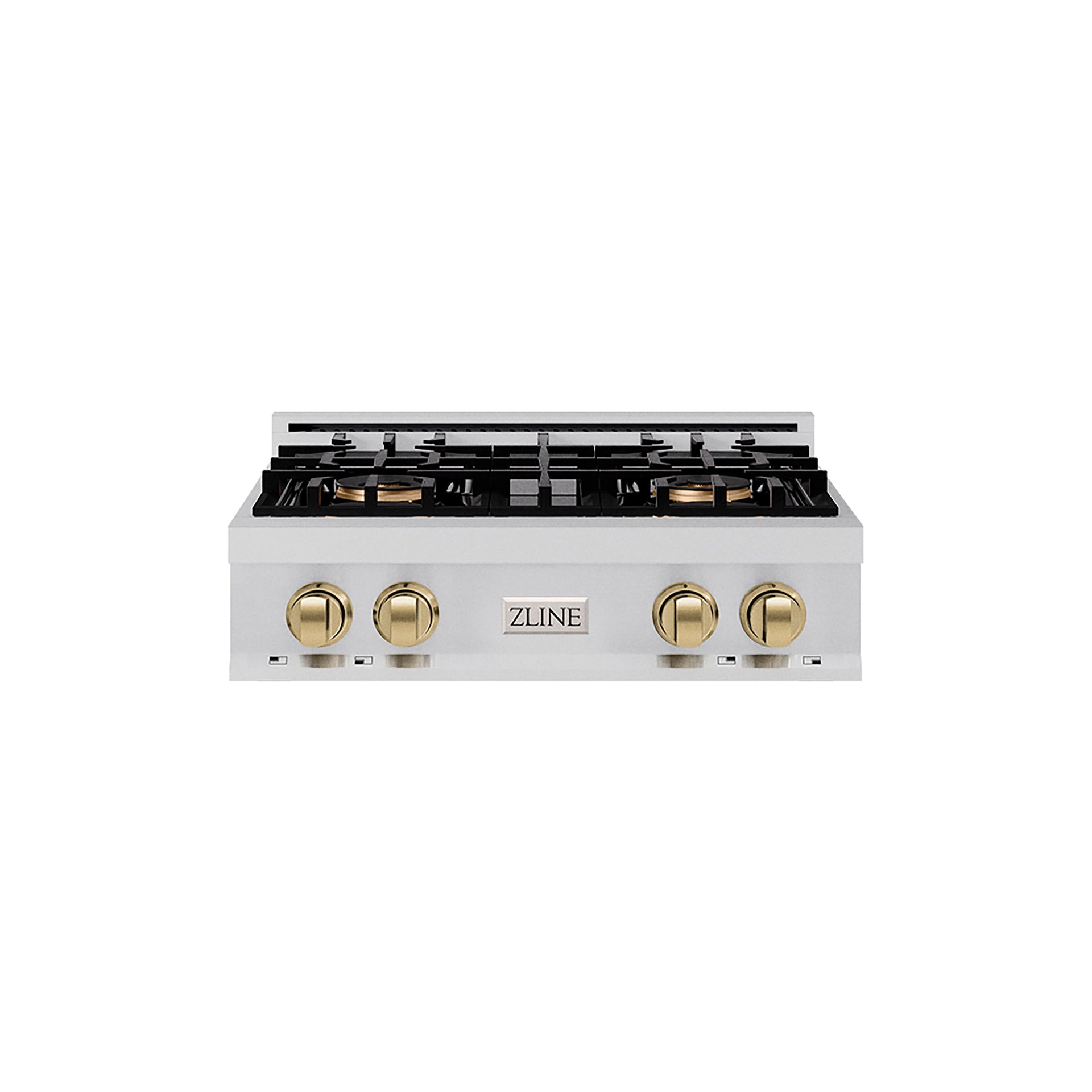 zline-autograph-edition-30-classic-gas-rangetop-with-4-burner-duopro™-cooktop-in-stainless-steel-and-champagne-bronze-accents-pcrtz-30-cb