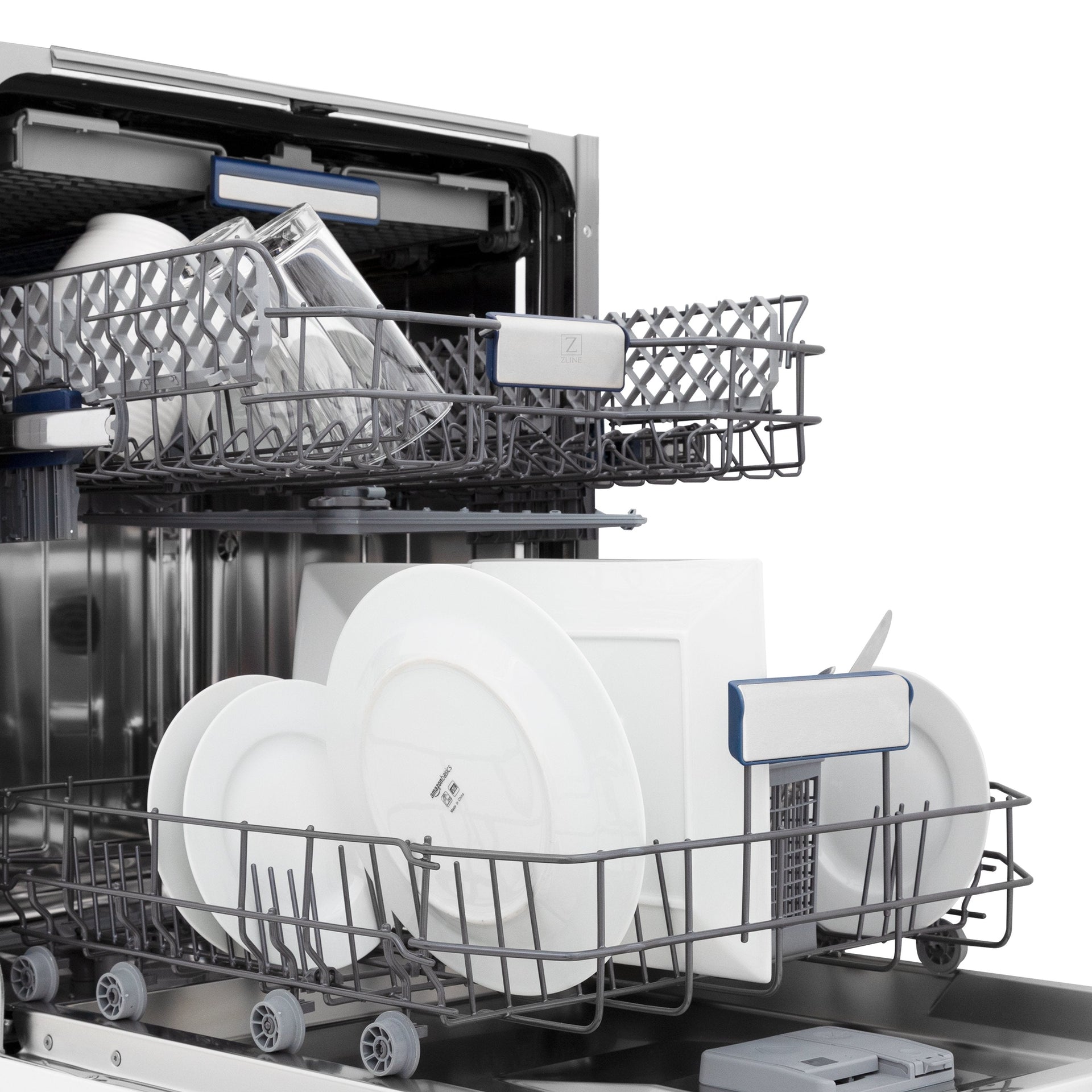 zline-24-in-top-control-tall-dishwasher-in-white-matte-with-3rd-rack-dwv-wm-24