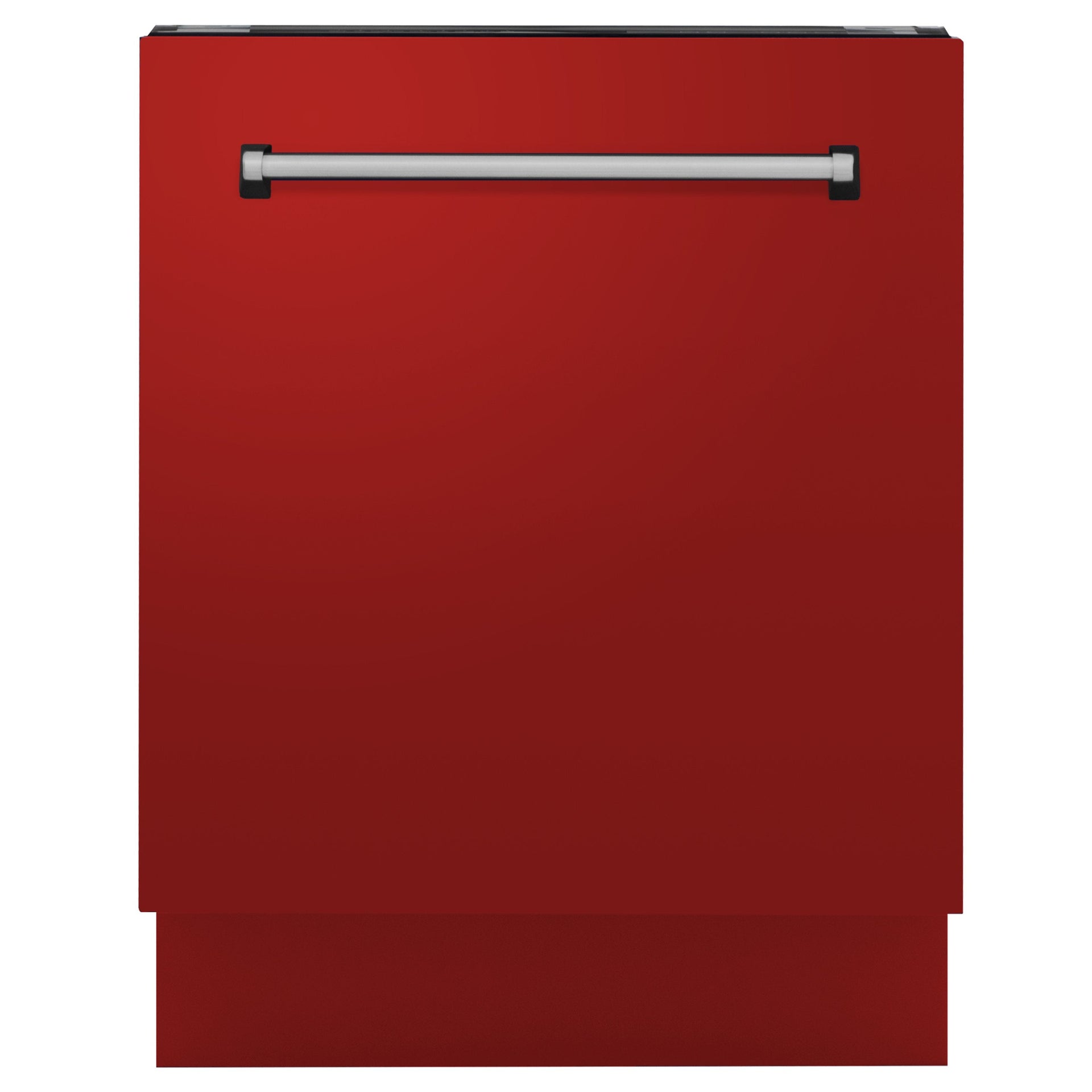 zline-24-in-top-control-tall-dishwasher-in-red-matte-with-3rd-rack-dwv-rm-24