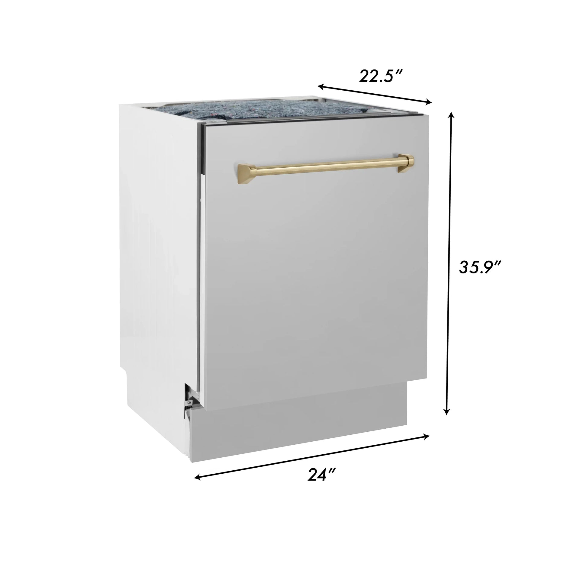 zline-autograph-series-24-inch-tall-dishwasher-in-stainless-steel-with-champagne-bronze-handle-dwvz-304-24-cb