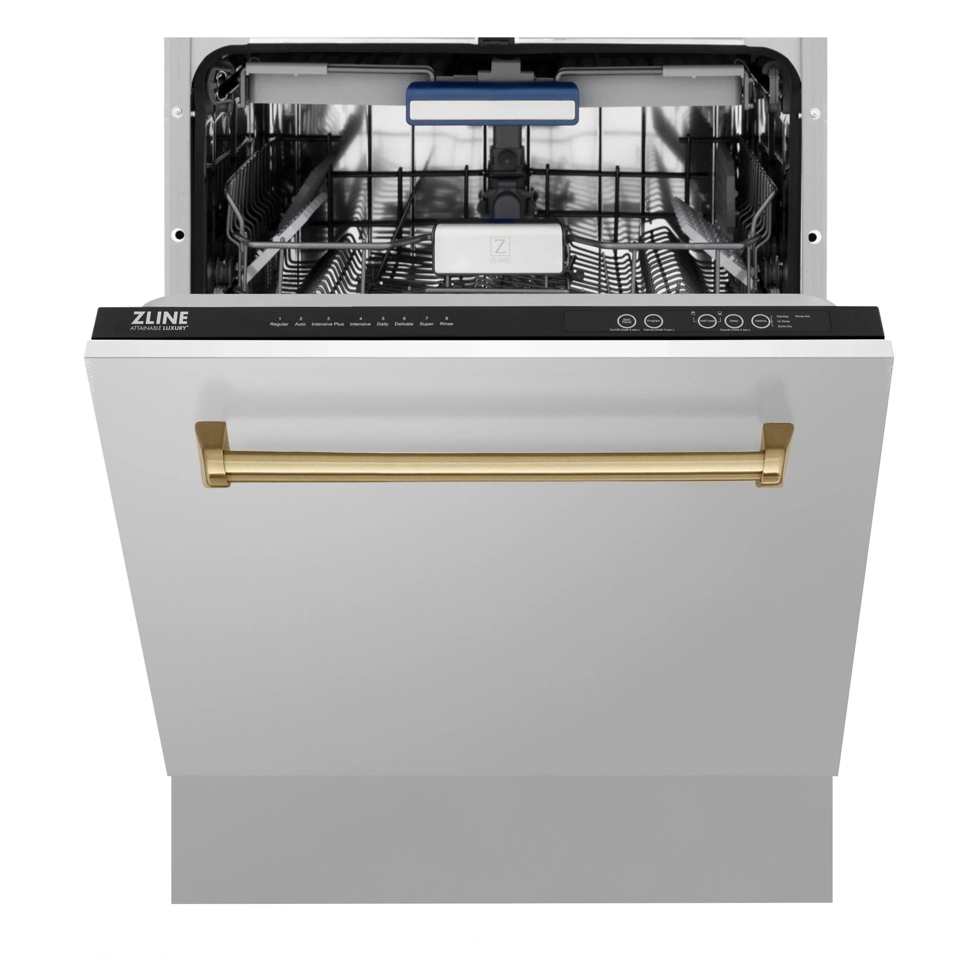zline-autograph-series-24-inch-tall-dishwasher-in-stainless-steel-with-champagne-bronze-handle-dwvz-304-24-cb