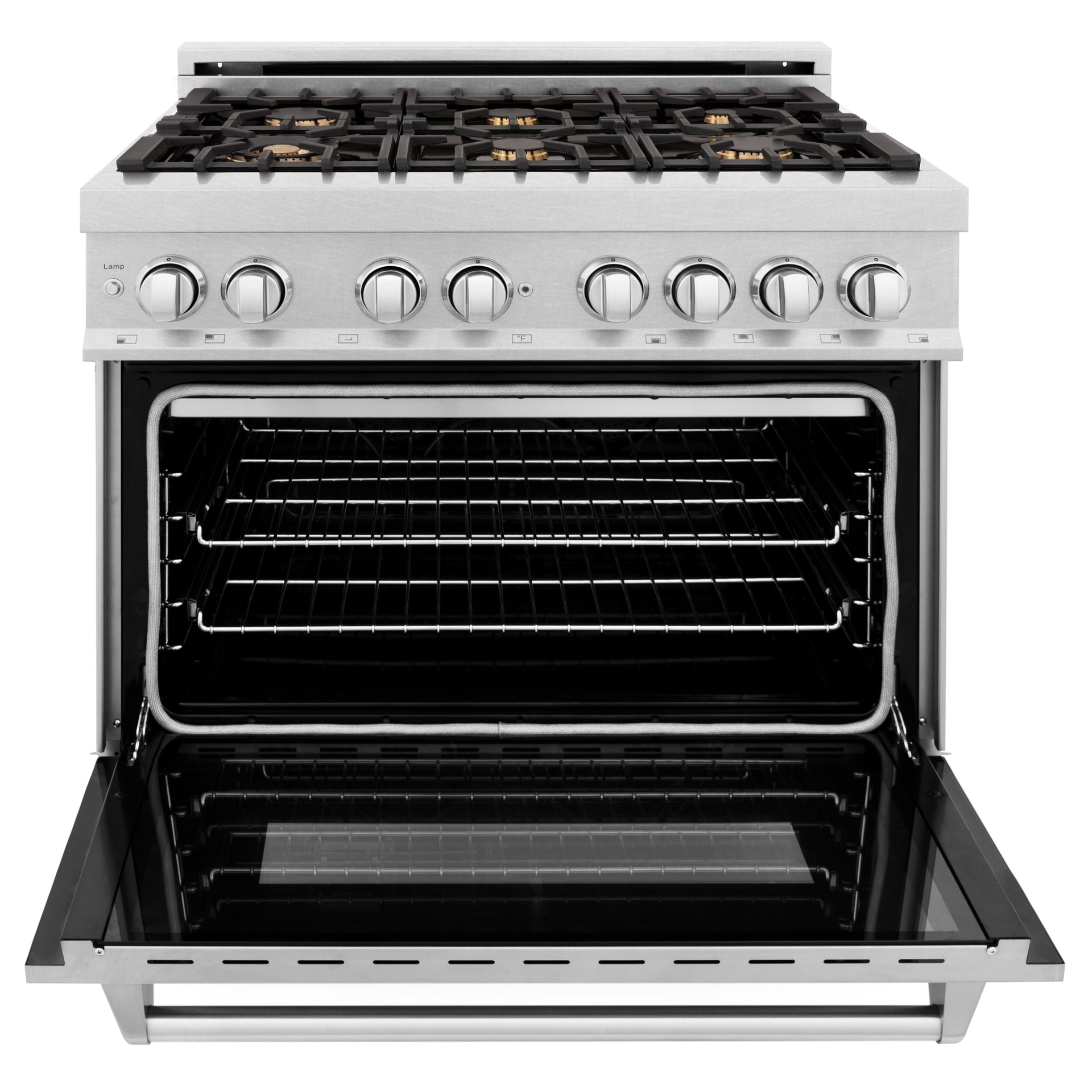 zline-36-in-legacy-dual-fuel-range-with-gas-cooktop-electric-convection-oven-6-brass-burners-and-griddle-in-satin-stainless-steel-4-6-cu-ft-ras-sn-br-gr-36