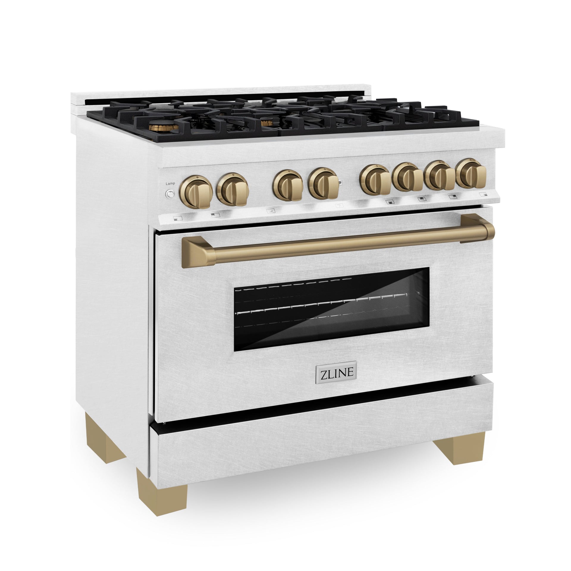 zline-autograph-edition-36-in-4-6-cu-ft-legacy-dual-fuel-range-with-6-burner-gas-cooktop-and-electric-convection-oven-in-satin-stainless-steel-with-champagne-bronze-accents-rasz-sn-36-cb
