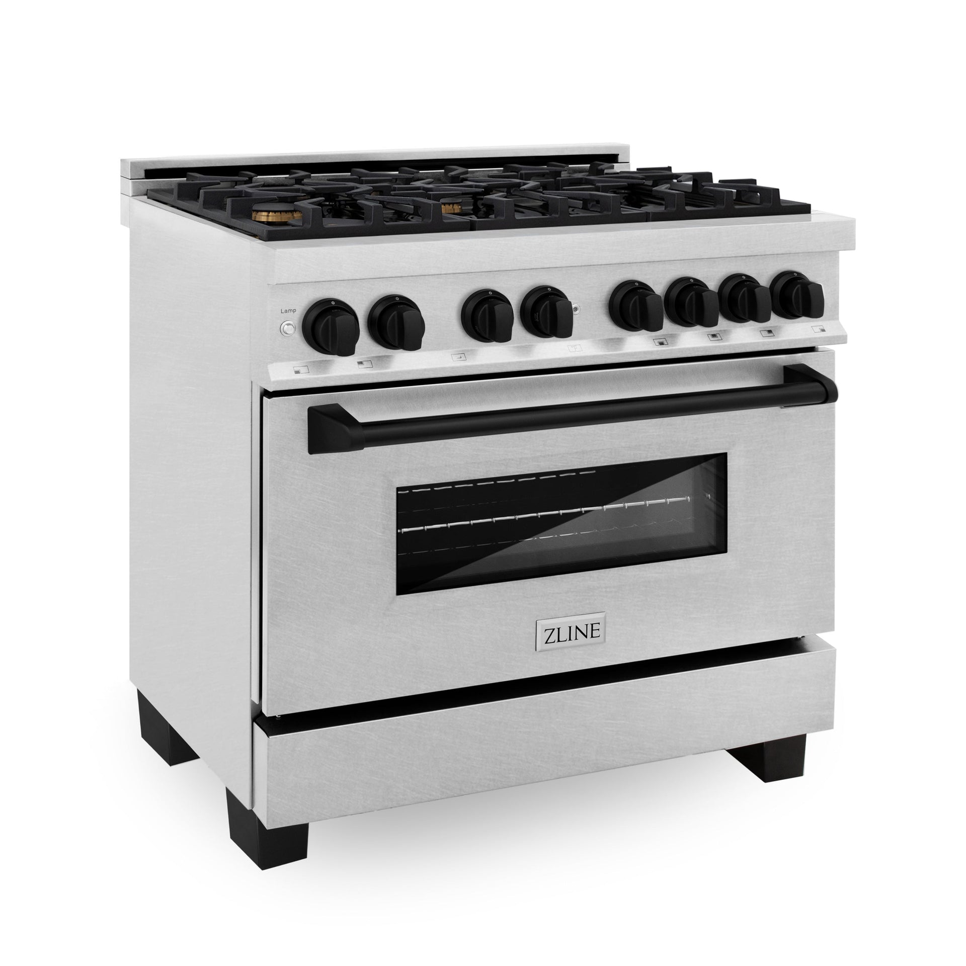 zline-autograph-36-in-4-6-cu-ft-legacy-dual-fuel-range-with-6-gas-burners-and-electric-convection-oven-in-satin-stainless-steel-with-matte-black-accents-rasz-sn-36-mb
