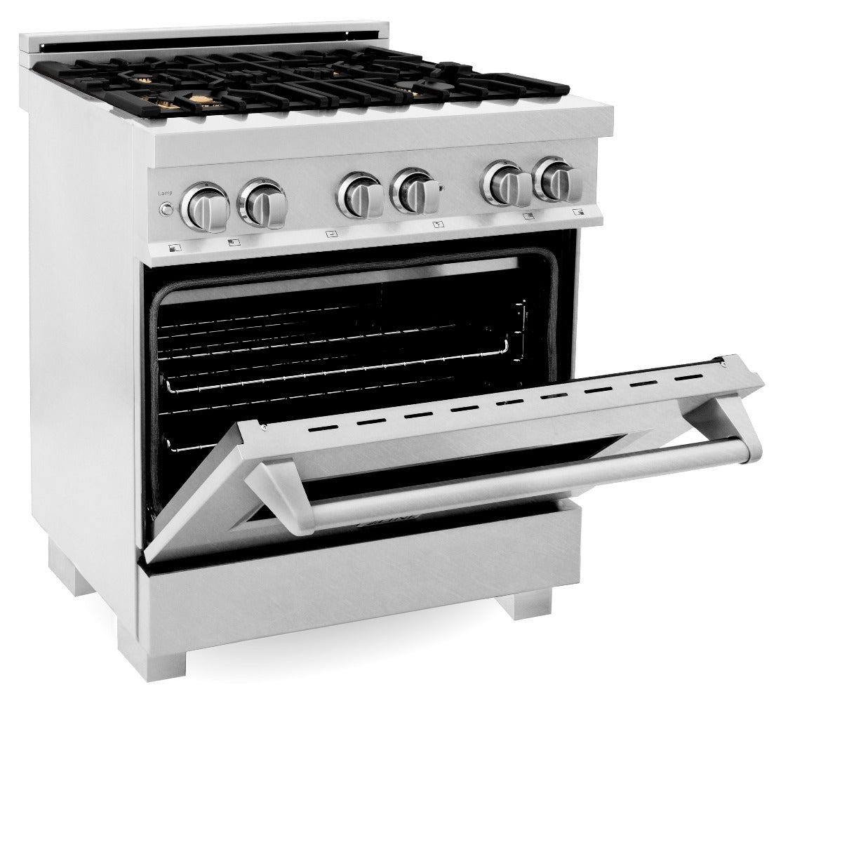 zline-legacy-30-in-4-0-cu-ft-dual-fuel-range-with-4-brass-burners-gas-cooktop-and-electric-convection-oven-satin-stainless-steel-ras-sn-br-30