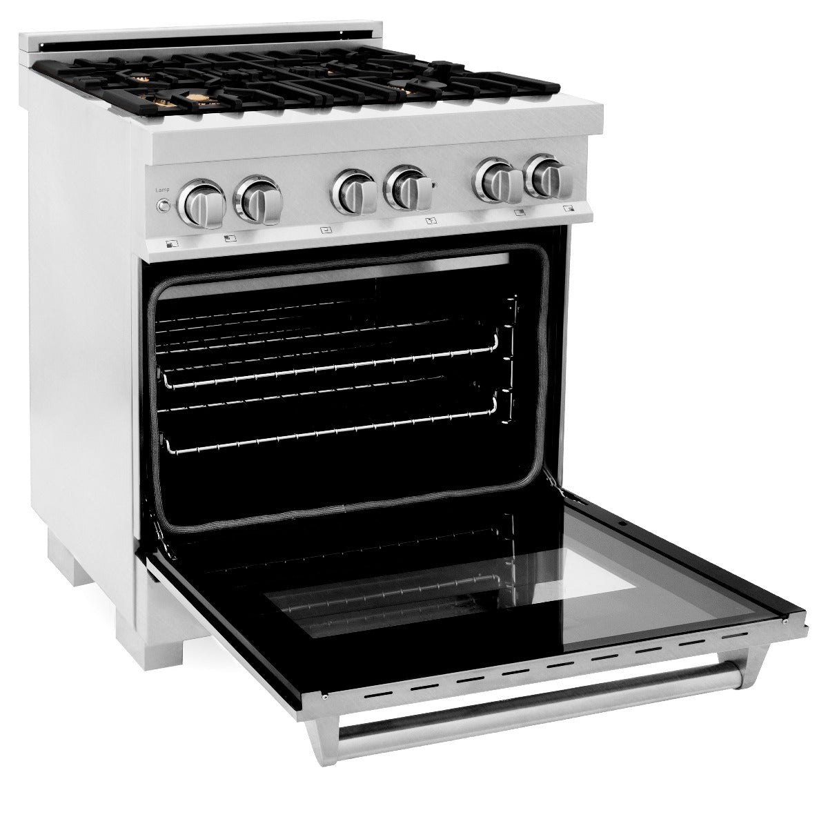 zline-legacy-30-in-4-0-cu-ft-dual-fuel-range-with-4-brass-burners-gas-cooktop-and-electric-convection-oven-satin-stainless-steel-ras-sn-br-30