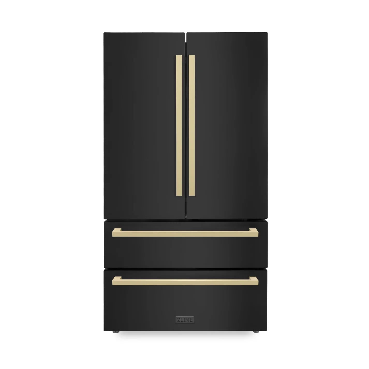 zline-36-inch-french-door-refrigerator-22-5-cu-ft-black-stainless-steel-champagne-bronze-handles-ice-maker-rfmz-36-bs-fcb