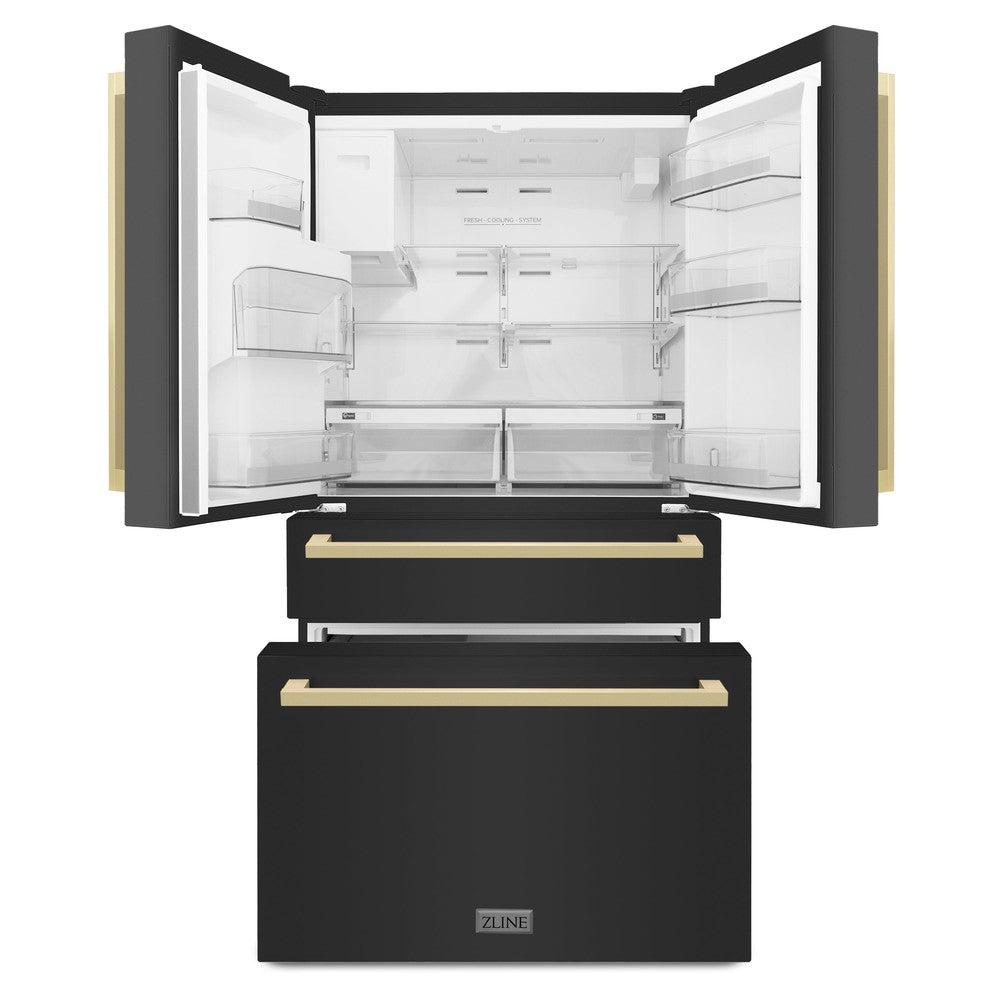 zline-36-in-built-in-refrigerator-with-water-ice-dispenser-black-finish-with-champagne-bronze-handles-rfmz-w36-bs-fcb