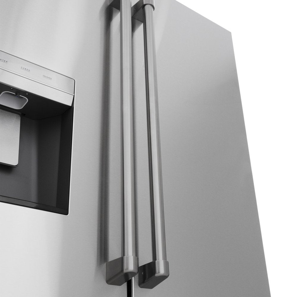 ZLINE 36 in Standard-Depth French Door Refrigerator 28.9 cu. ft. Water Dispenser Dual Ice Maker Stainless Steel (RSM-W-36)