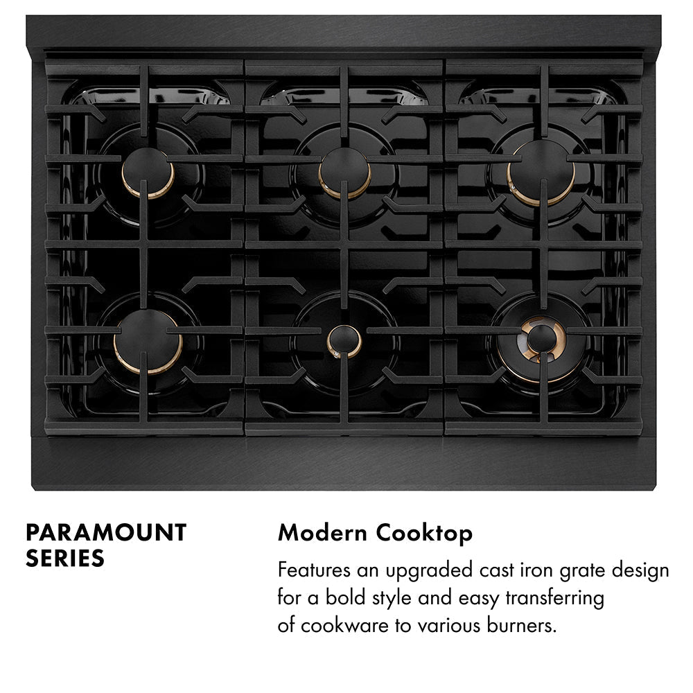 zline-36-in-dual-fuel-range-5-2-cu-ft-6-burner-gas-cooktop-convection-oven-black-satin-stainless-steel-champagne-bronze-accents-sdrbsz-36-cb