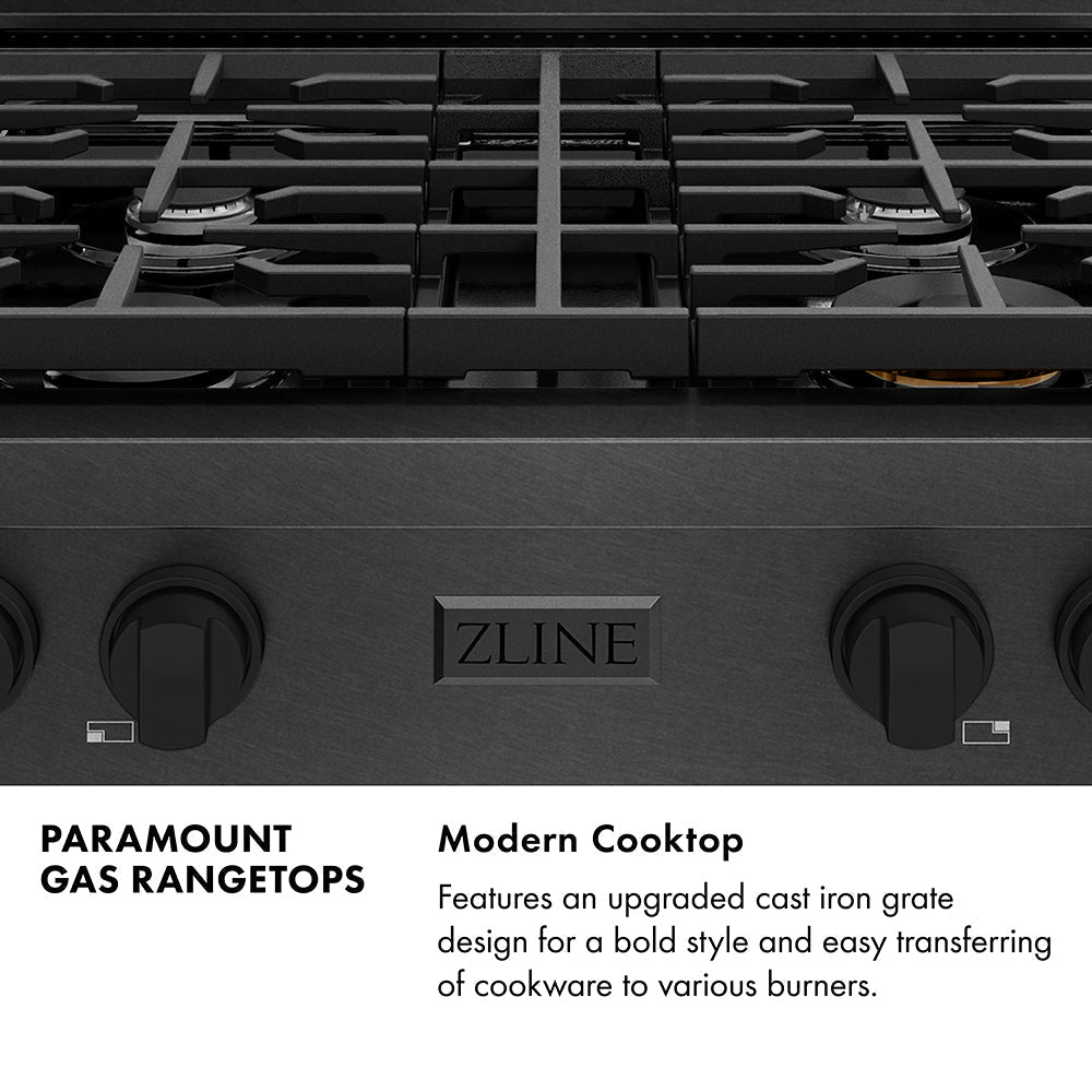 zline-30-paramount-gas-rangetop-with-4-burners-and-porcelain-cooktop-in-black-satin-stainless-steel-srtbs-30
