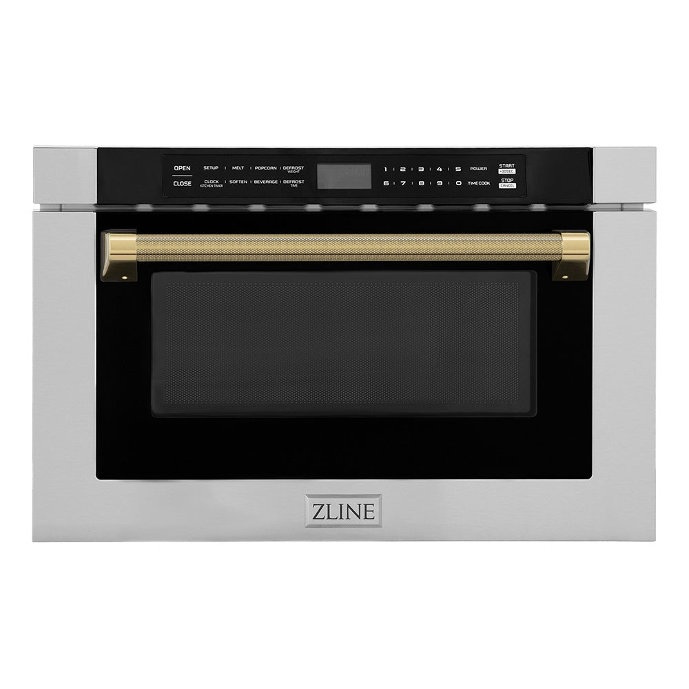 zline-autograph-24-1-2-cu-ft-built-in-microwave-drawer-in-stainless-steel-and-polished-gold-helix-handle-mwdz-1-h-kg