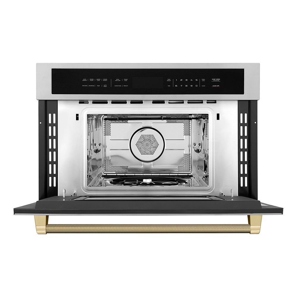zline-autograph-30-1-6-cu-ft-built-in-convection-microwave-oven-in-stainless-steel-and-champagne-bronze-helix-handle-mwoz-30-kcb