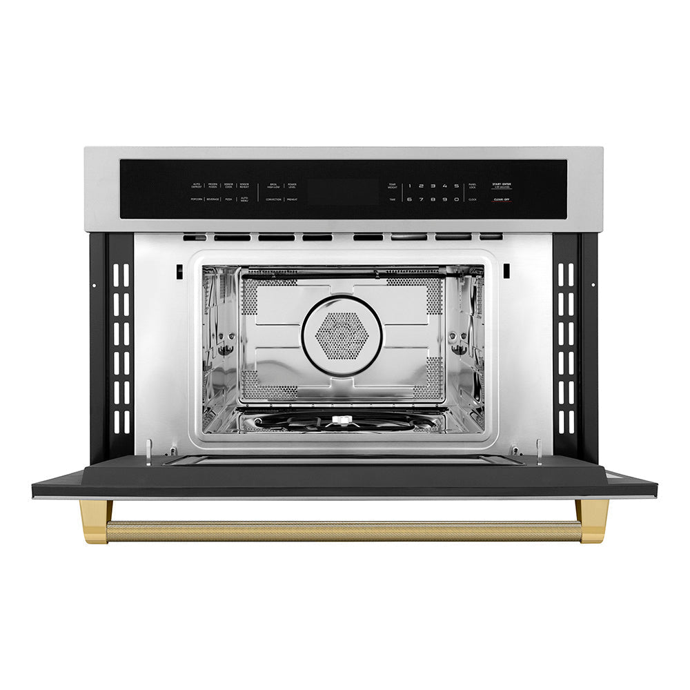 zline-autograph-30-1-6-cu-ft-built-in-convection-microwave-oven-in-stainless-steel-and-polished-gold-helix-handle-mwoz-30-kg