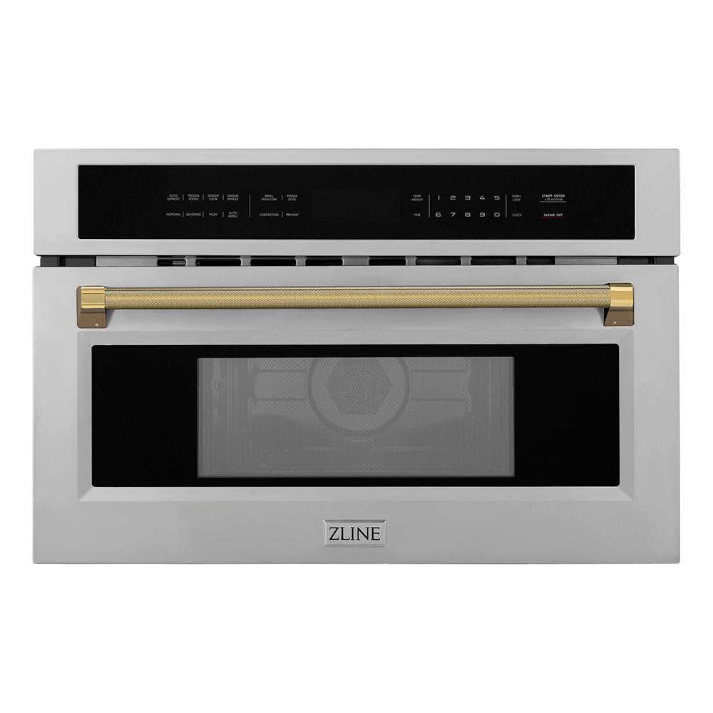 zline-autograph-30-1-6-cu-ft-built-in-convection-microwave-oven-in-stainless-steel-and-polished-gold-helix-handle-mwoz-30-kg