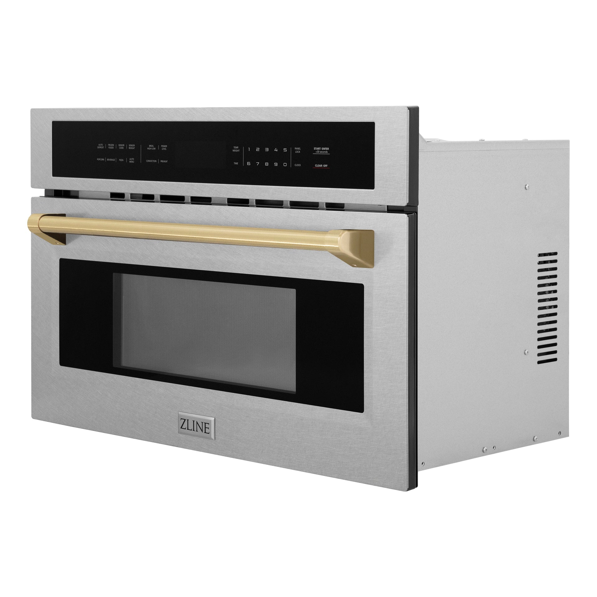 zline-autograph-30-1-6-cu-ft-built-in-convection-microwave-oven-in-satin-stainless-steel-and-champagne-bronze-accents-mwoz-30-ss-cb