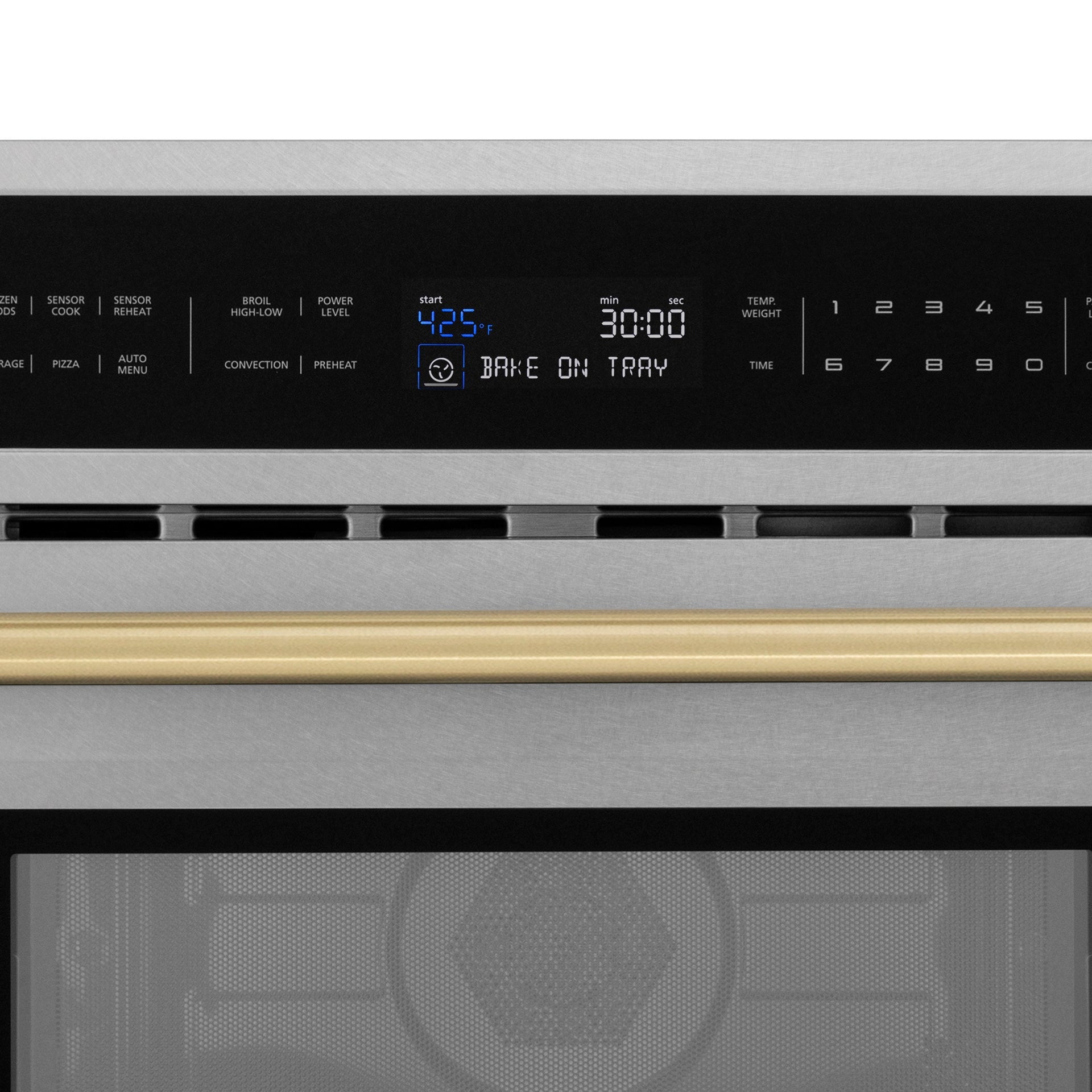 zline-autograph-30-1-6-cu-ft-built-in-convection-microwave-oven-in-satin-stainless-steel-and-champagne-bronze-accents-mwoz-30-ss-cb