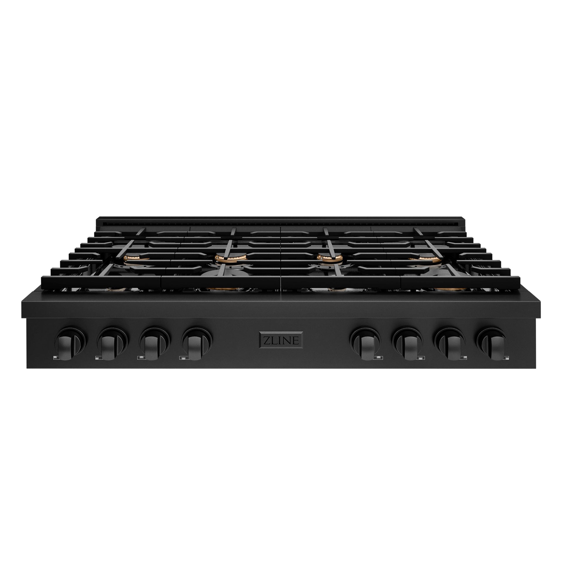 zline-paramount-48-gas-rangetop-with-8-brass-burners-cast-iron-griddle-and-porcelain-cooktop-in-black-stainless-steel-srtb-br-48