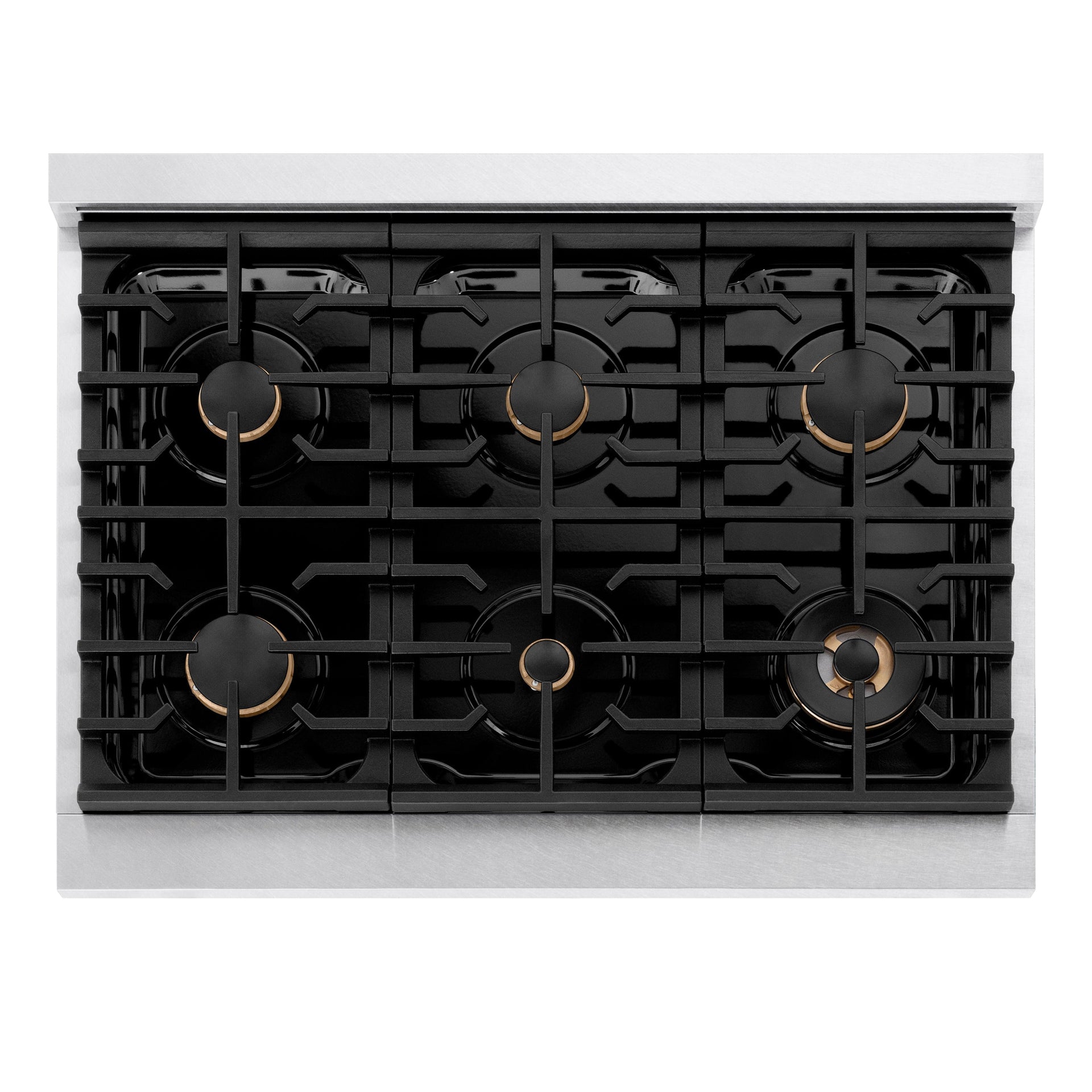 zline-36-paramount-gas-rangetop-with-6-brass-burners-and-porcelain-cooktop-in-satin-stainless-steel-srts-br-36