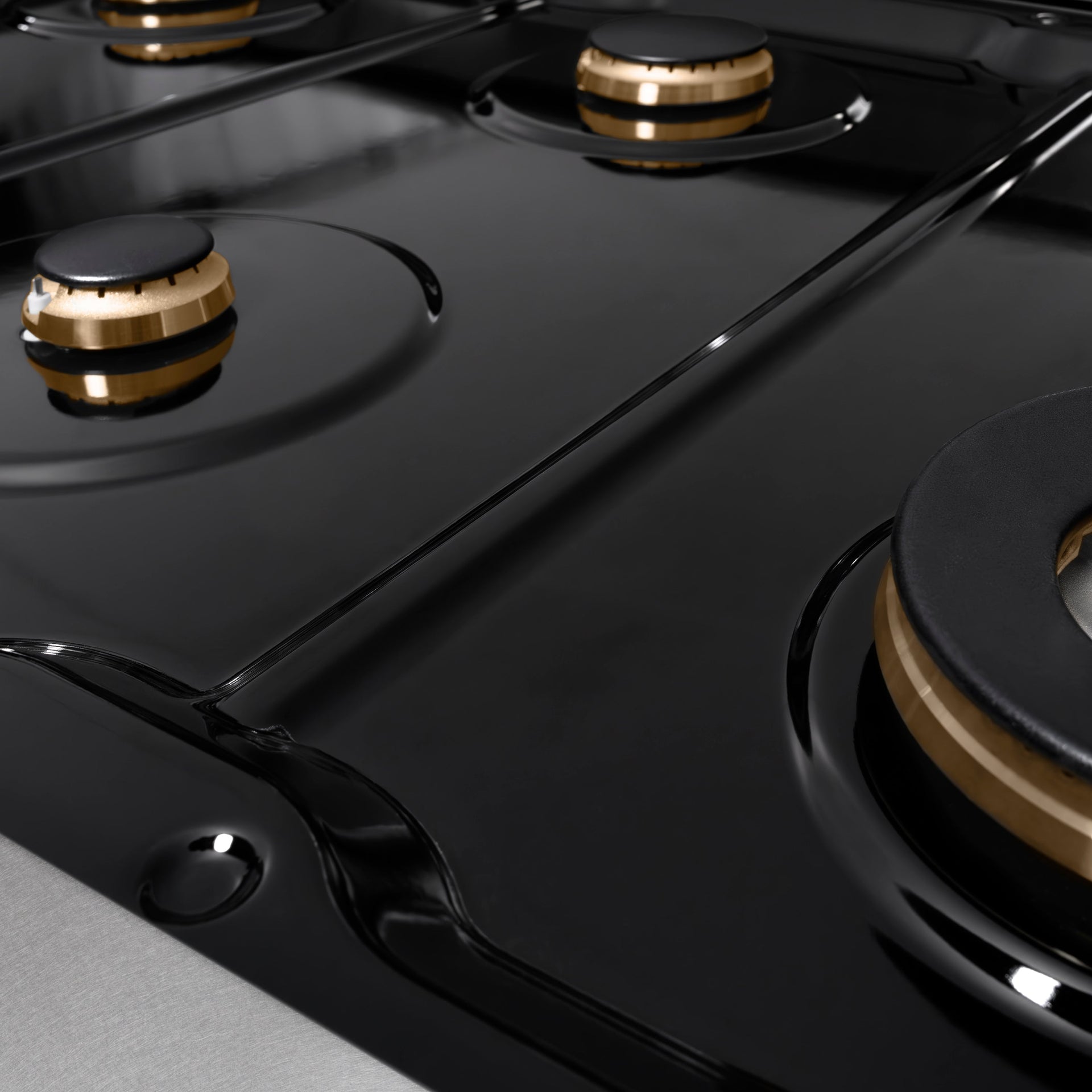 zline-48-autograph-paramount-gas-rangetop-with-8-burners-and-porcelain-cooktop-in-satin-stainless-steel-with-matte-black-accents-srtsz-48-mb