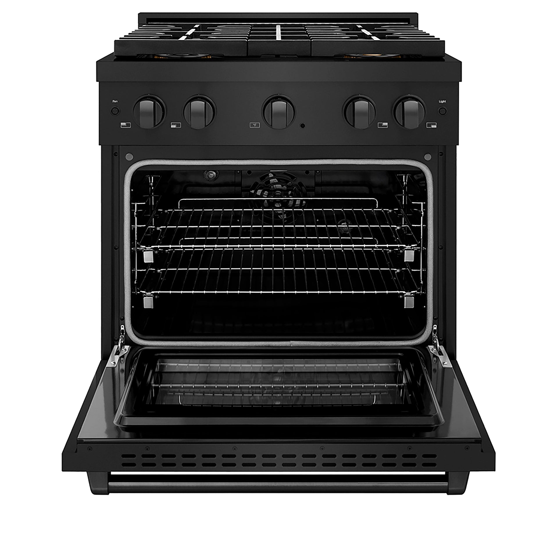 zline-30-in-dual-fuel-range-4-2-cu-ft-with-4-burner-duopro™-cooktop-and-electric-convection-oven-black-stainless-steel-psdrb-30