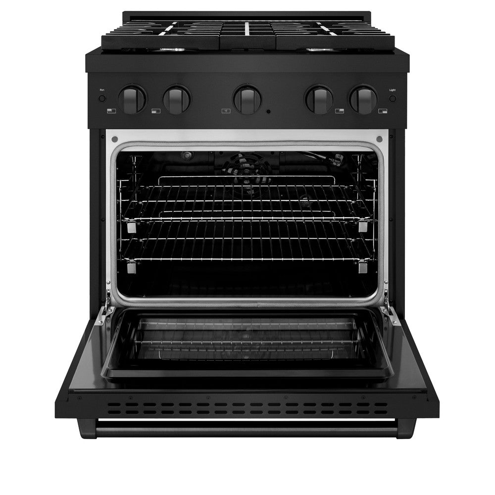 zline-30-in-paramount-dual-fuel-range-4-2-cu-ft-electric-convection-oven-4-burner-gas-cooktop-black-stainless-steel-sdrb-30