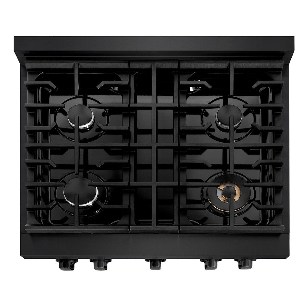 zline-30-in-paramount-dual-fuel-range-4-2-cu-ft-electric-convection-oven-4-burner-gas-cooktop-black-stainless-steel-sdrb-30
