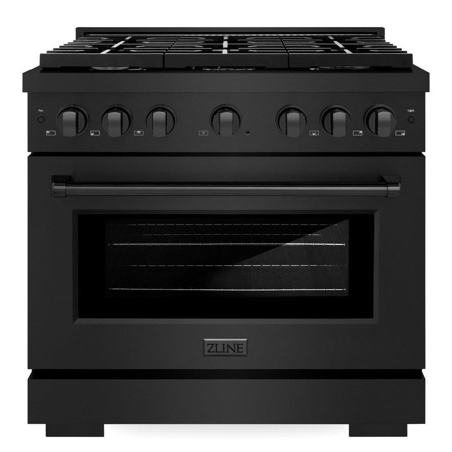 zline-paramount-36-in-dual-fuel-range-with-6-gas-burners-and-electric-convection-oven-5-2-cu-ft-black-stainless-steel-sdrb-36