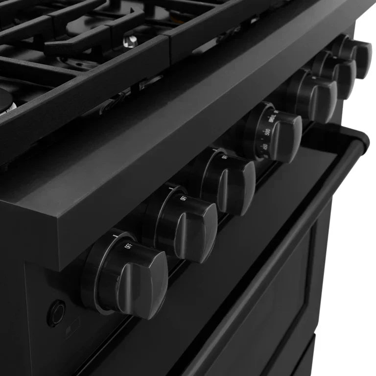 zline-paramount-36-in-gas-range-with-convection-oven-5-2-cu-ft-6-burners-black-stainless-steel-sgrb-36