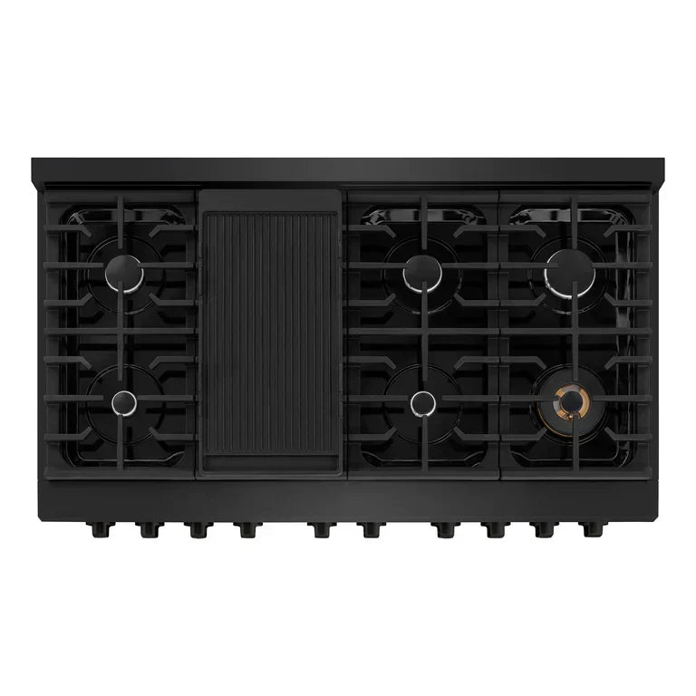 zline-appliance-package-48-in-gas-range-range-hood-microwave-drawer-in-black-3kp-sgrbrh48-mw